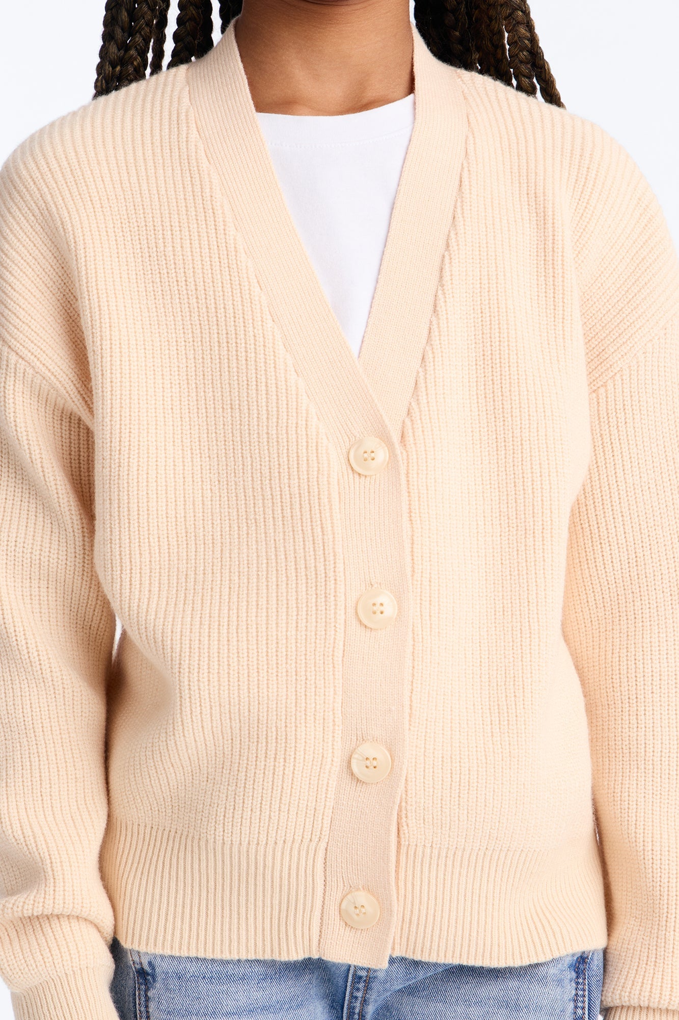 Mini Day Dream Cardigan - Oatmeal image 3