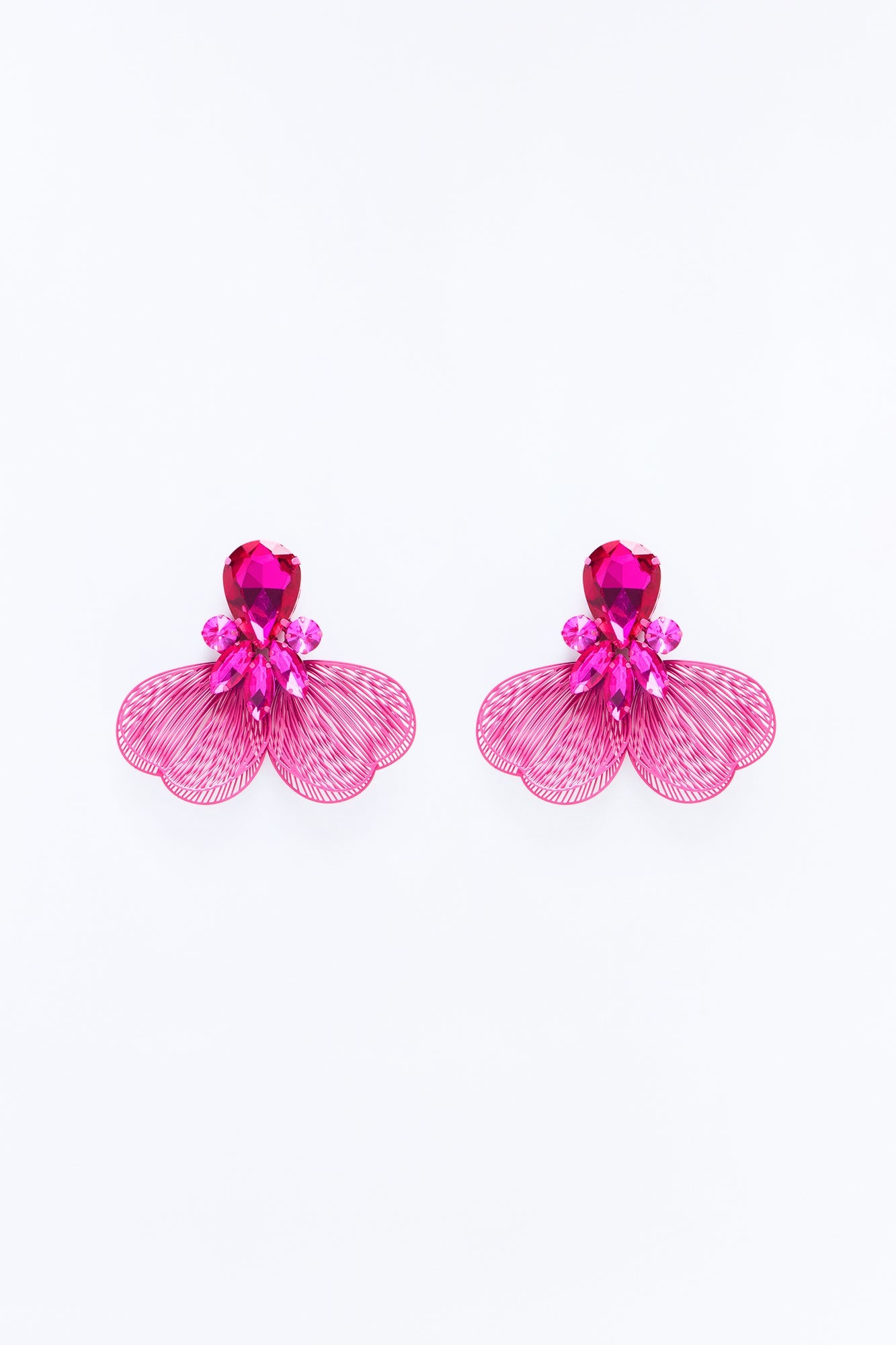 Sparked Moments Drop Earrings - Pink image 3