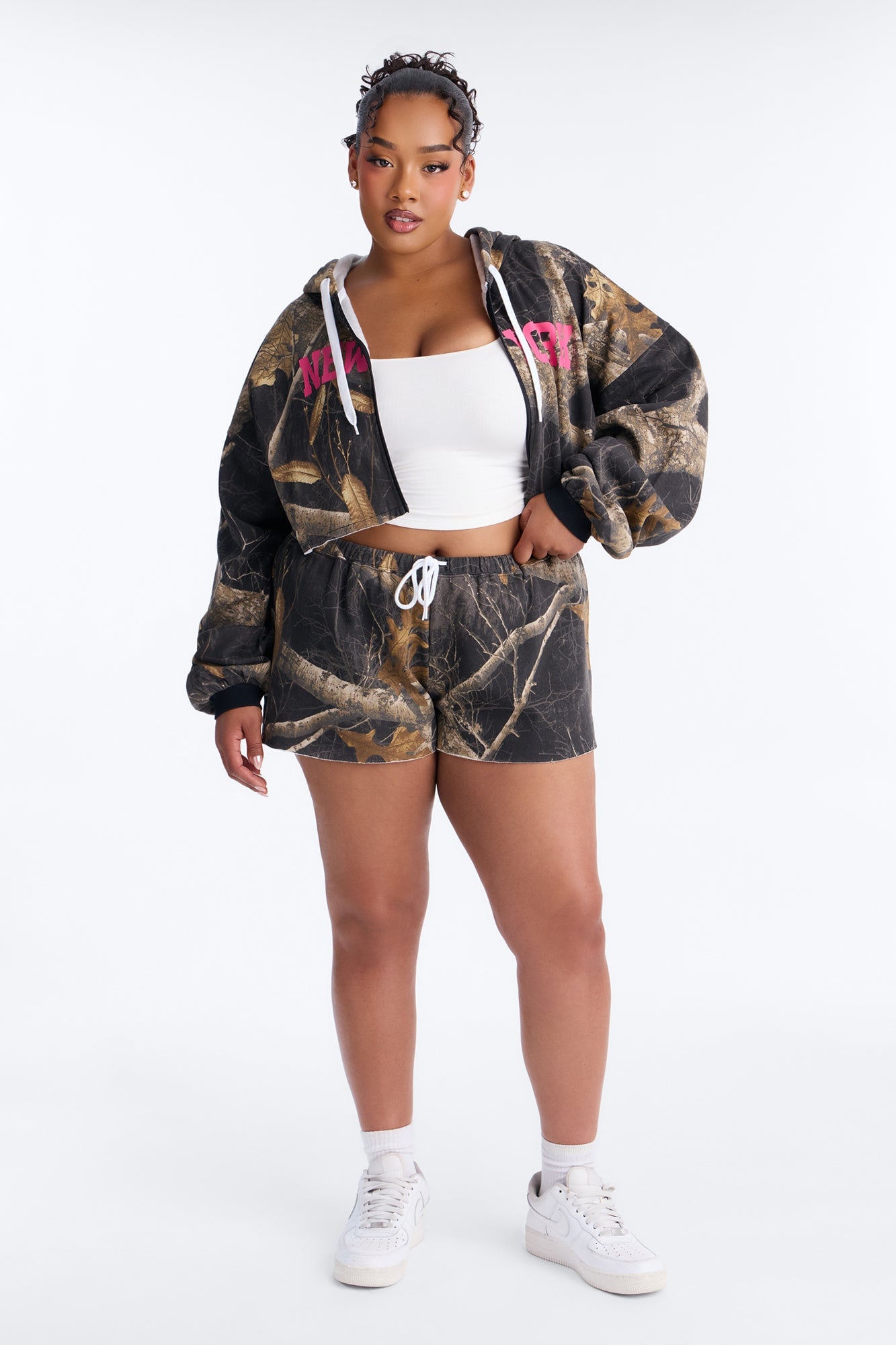 Realtree New York Fleece Short - Black/combo image 1