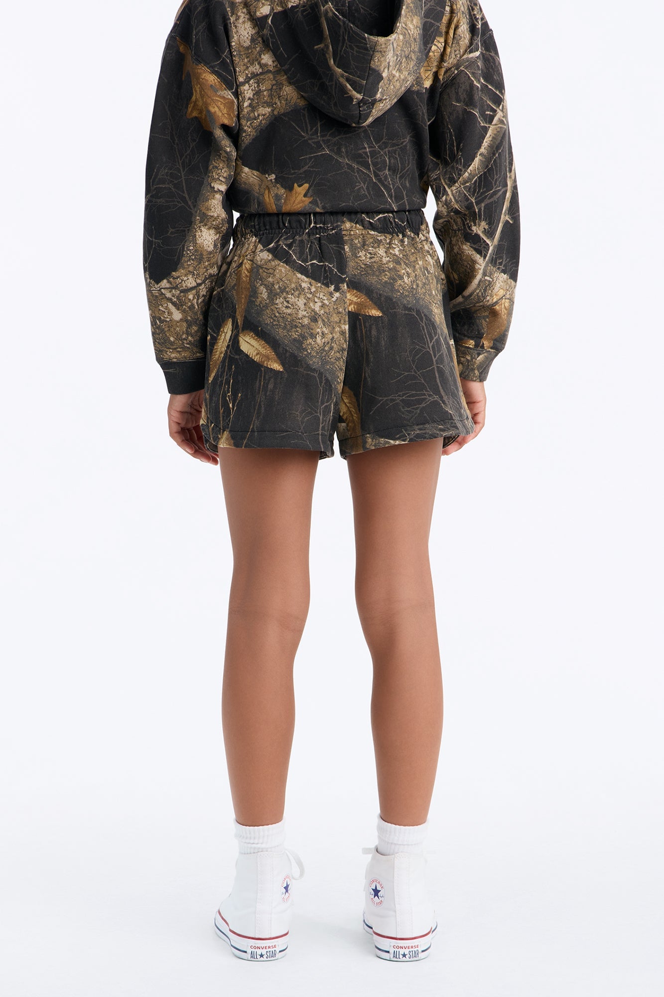 Mini Realtree New York Fleece Short - Black/combo image 4