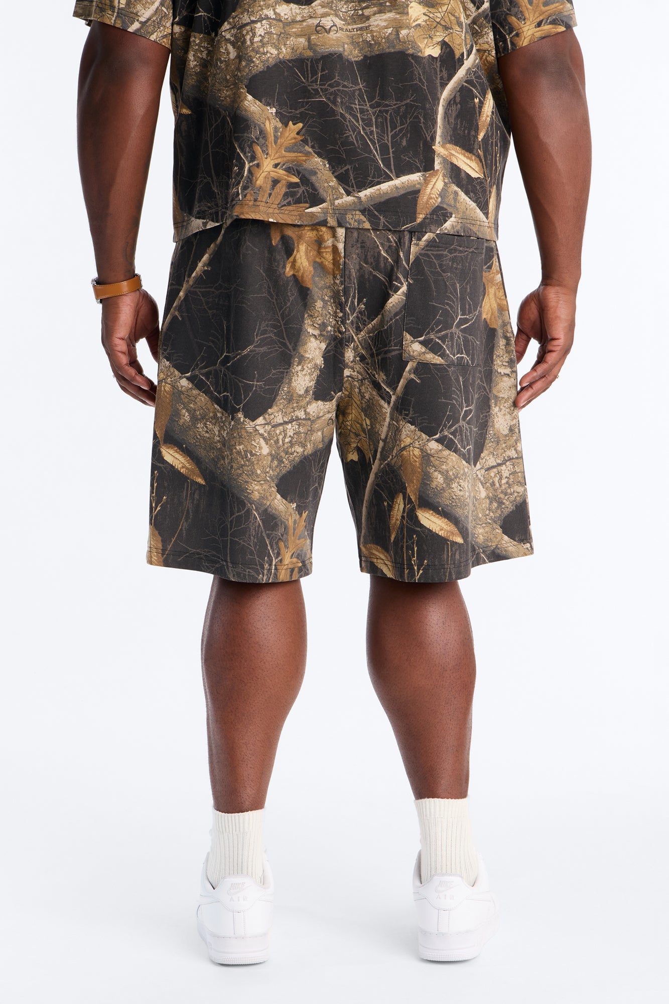 Real Tree Shadow Los Angeles Rhinestone Sweatshort - Camouflage image 3