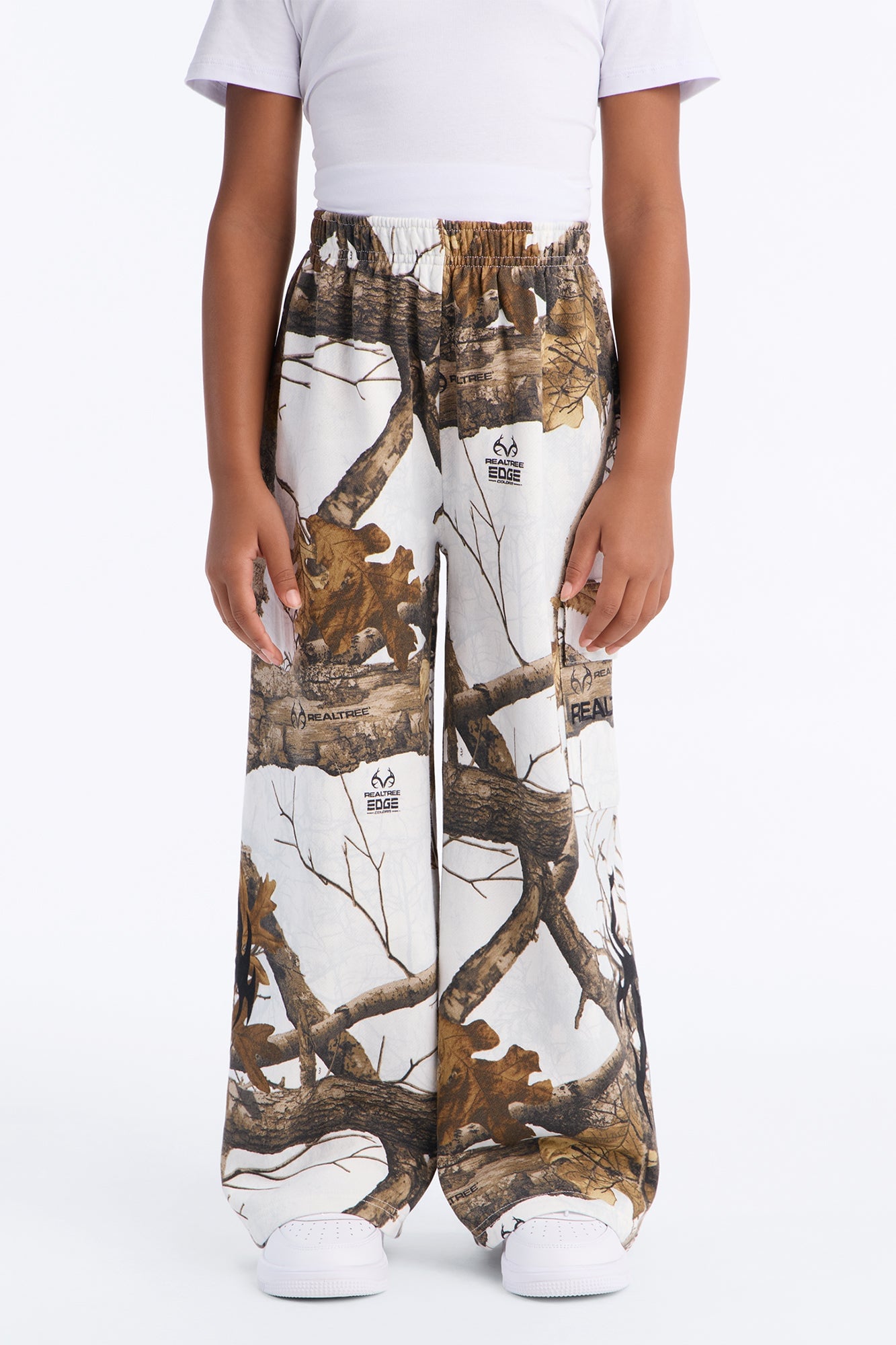 Mini Realtree Wide Leg Pant - White/combo image 2