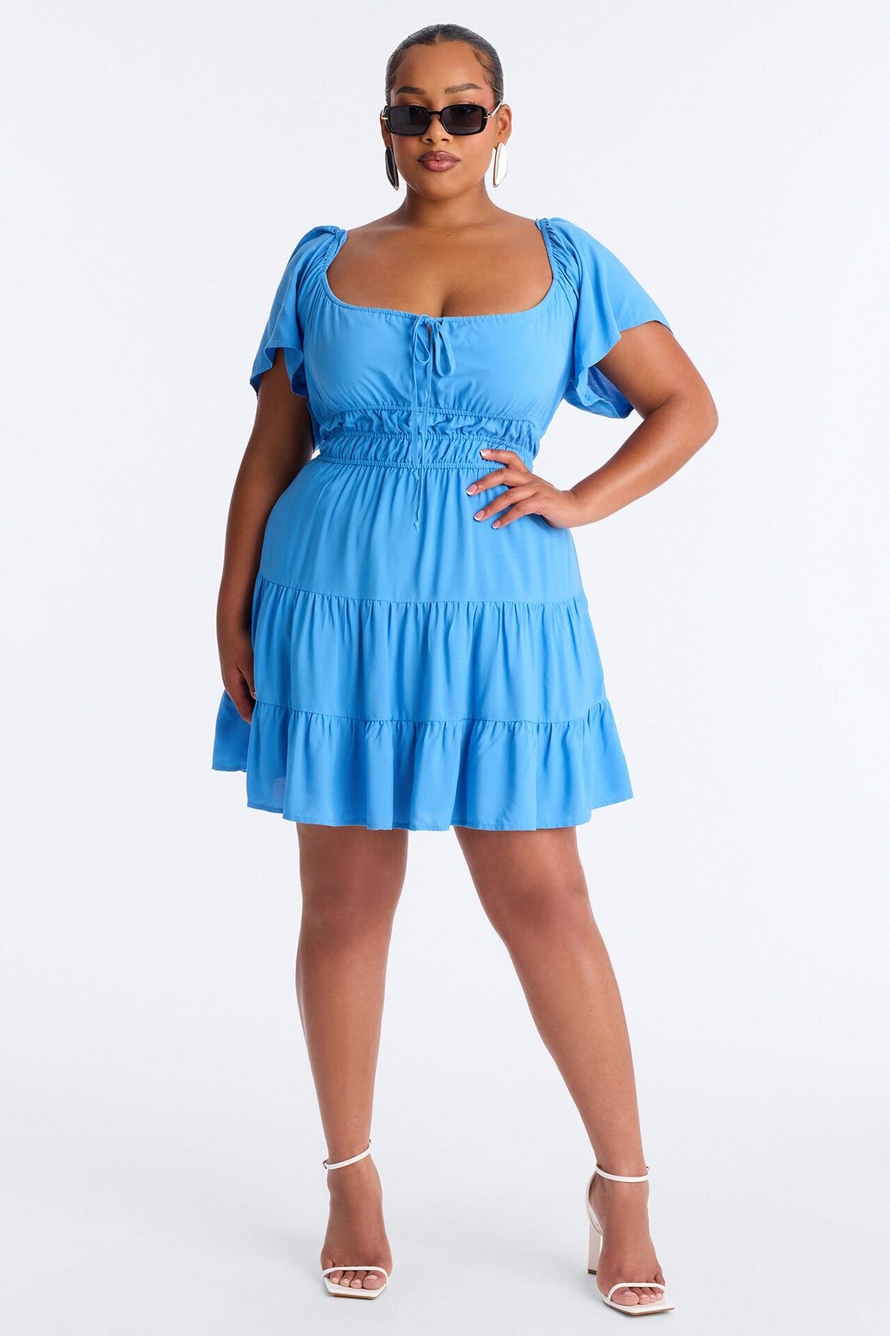 Bloomin Beauty Mini Dress - Royal image 1