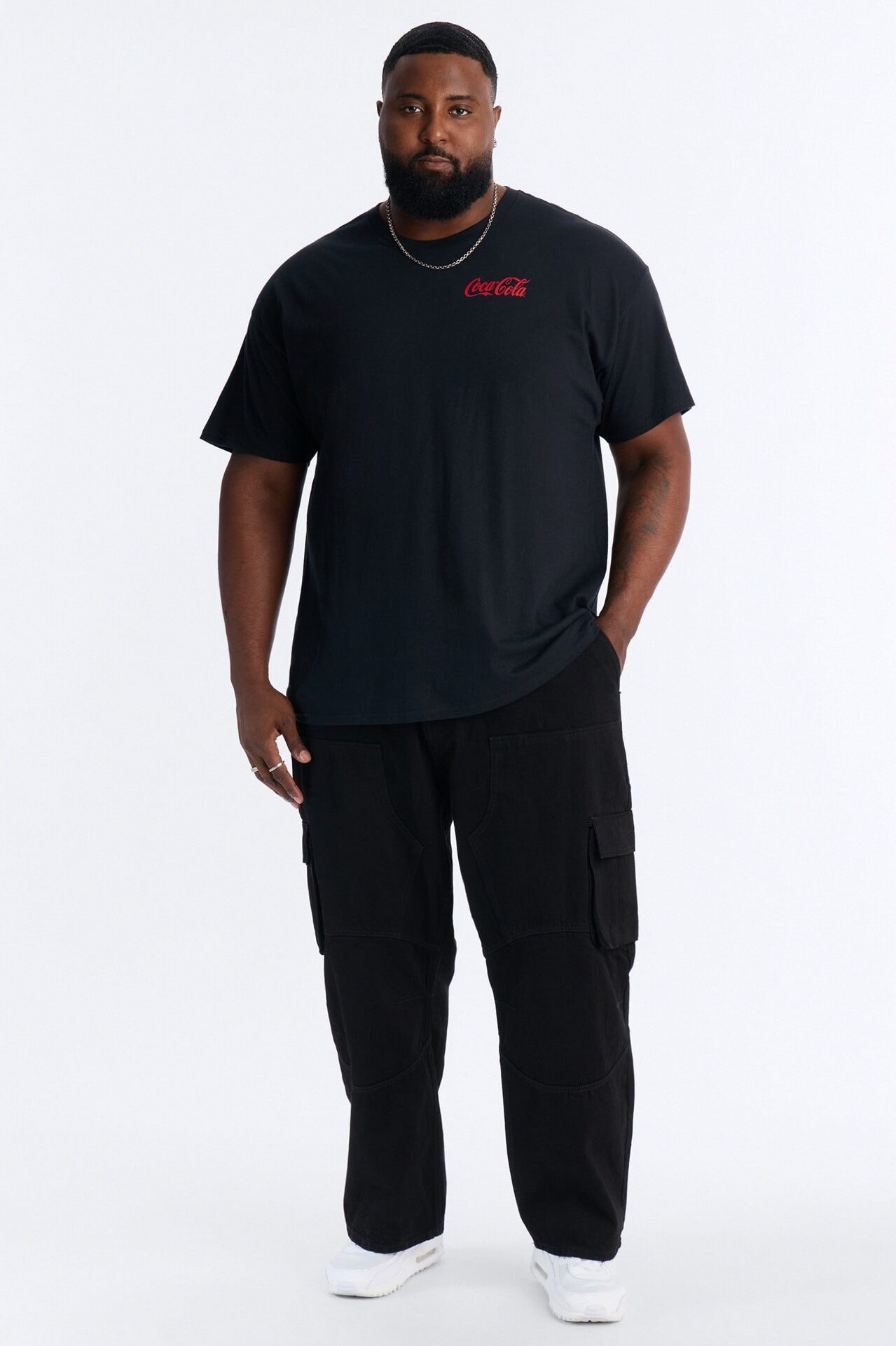 Coca Cola Refresh Heavy Weight Short Sleeve Tee - Black image 1