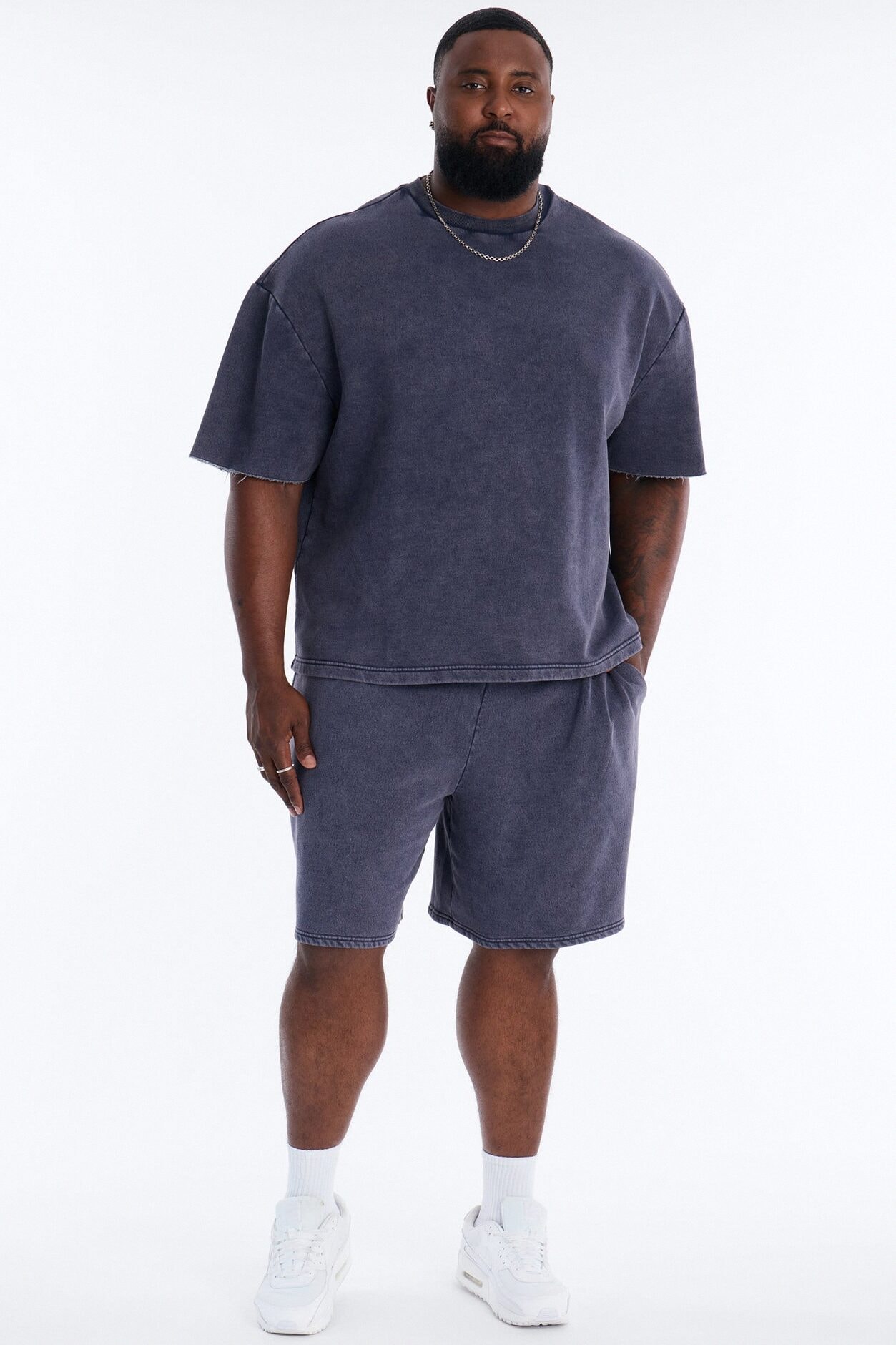 On The Go Washed Tee - Navy image 1