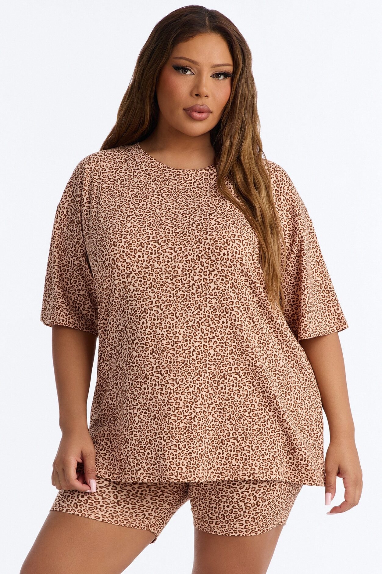Wild For The Night PJ Boxer Short Set - Leopard image 1