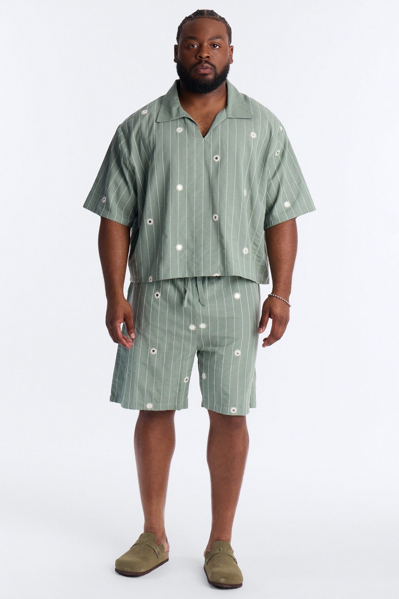 Relaxed Mirror Mirage Polo - Olive image 1