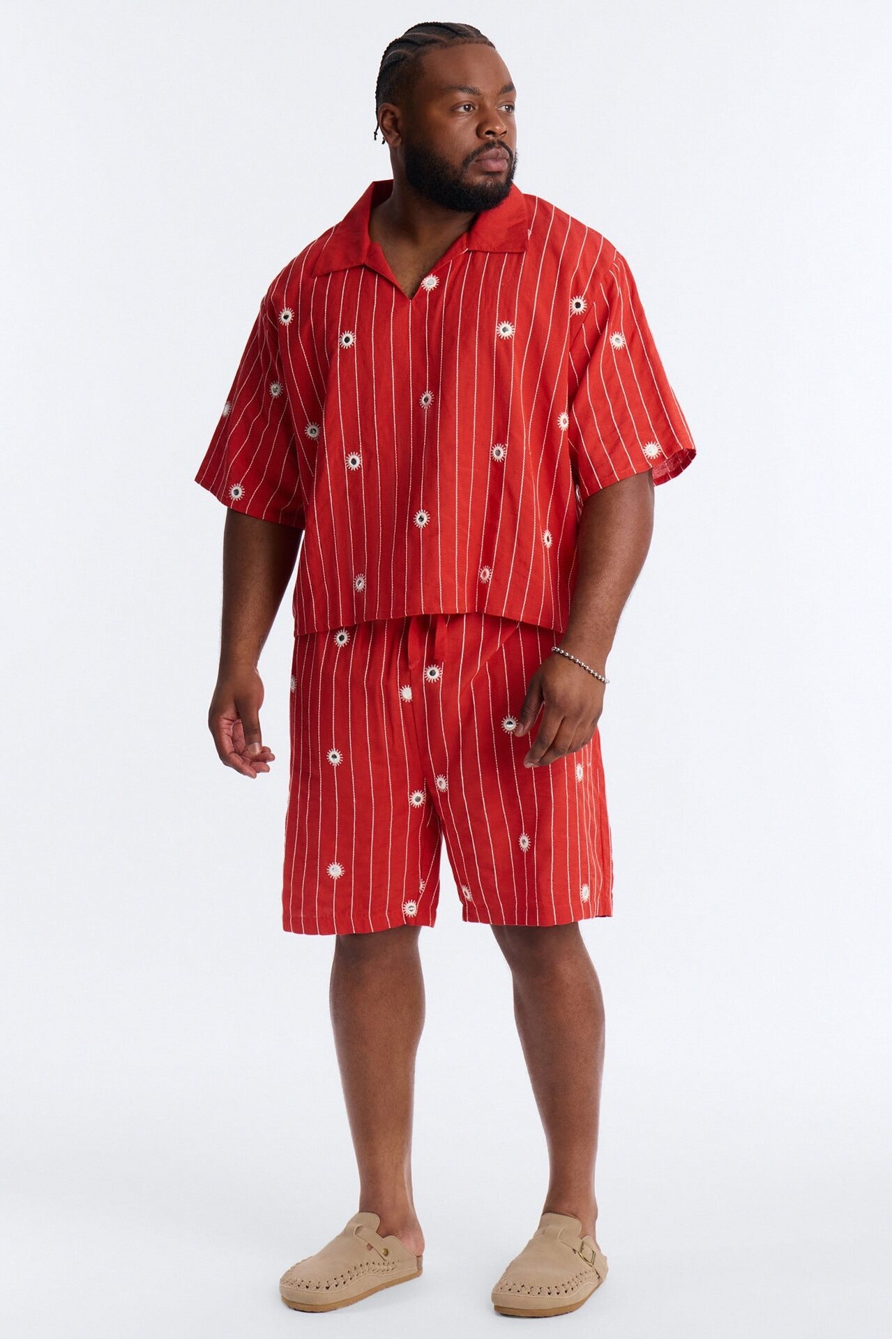 Relaxed Mirror Mirage Polo - Red image 1