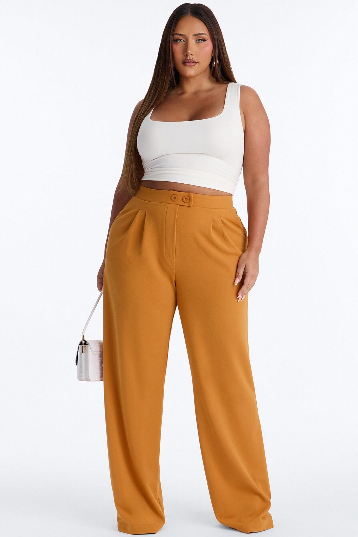 Tall Feeling Focused Trouser - Mustard image 1