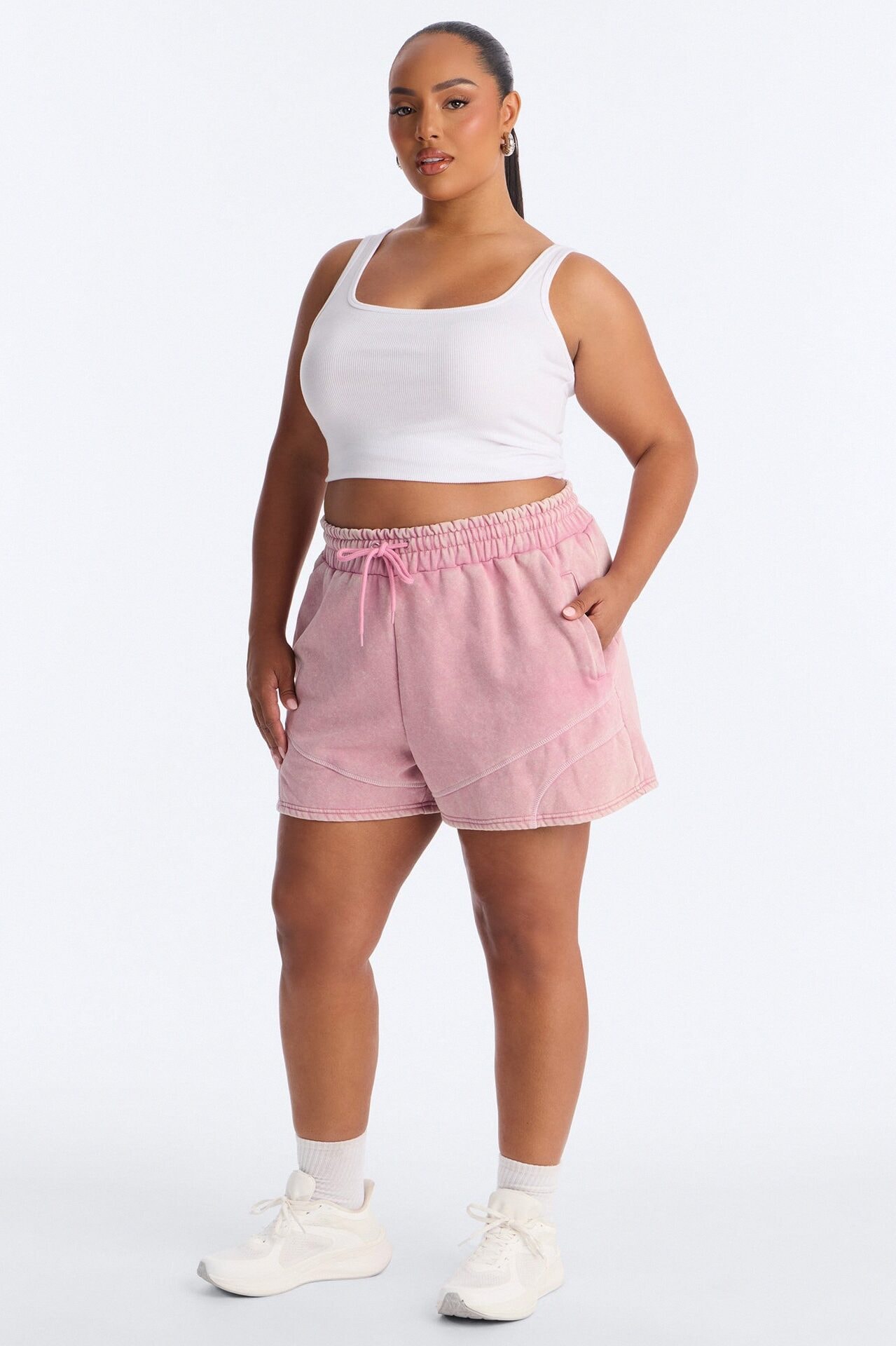 Norah Washed Lounge Short - Mauve image 1