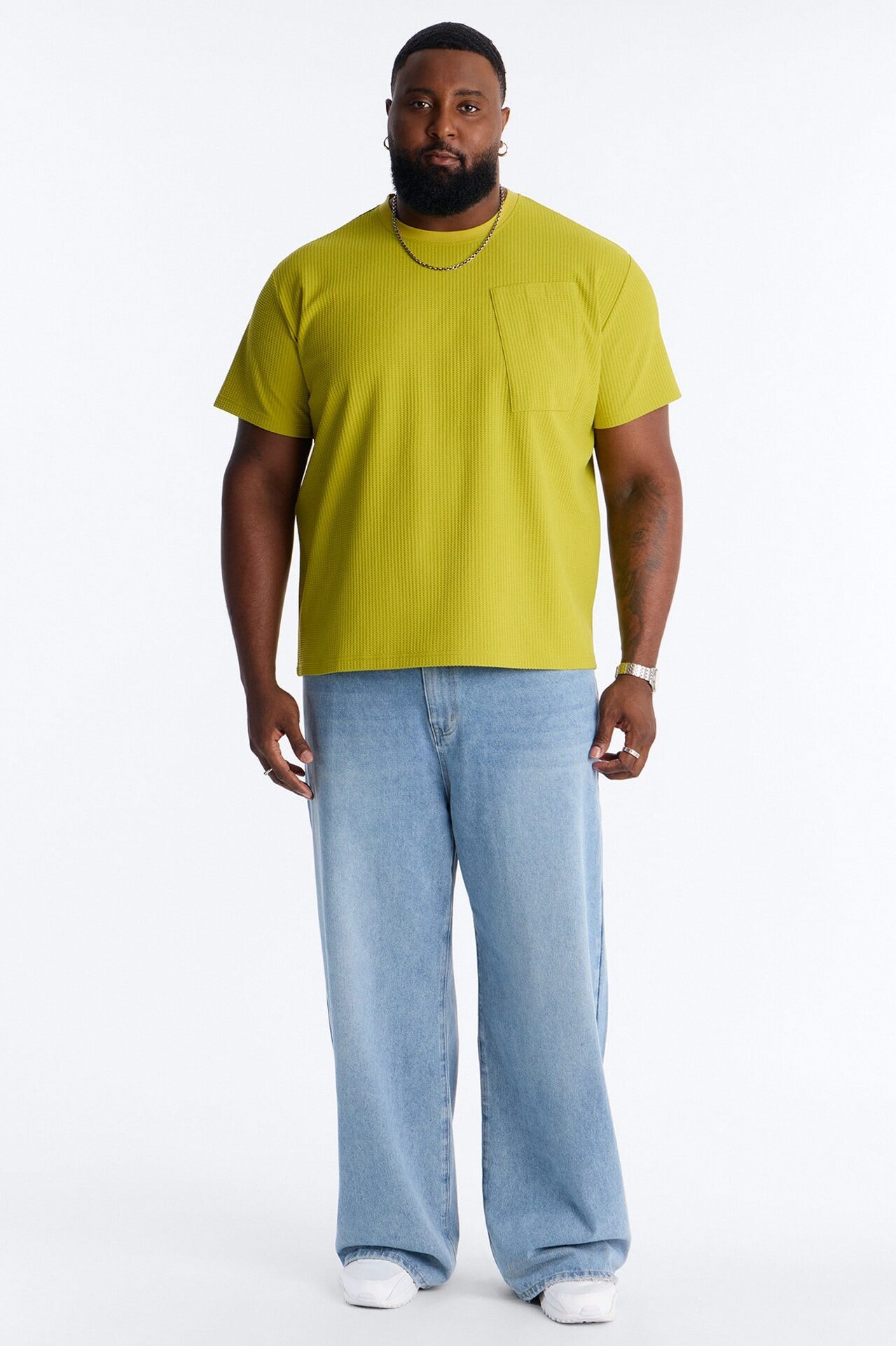 Relaxed Nomads Rest Tee - Lime image 1