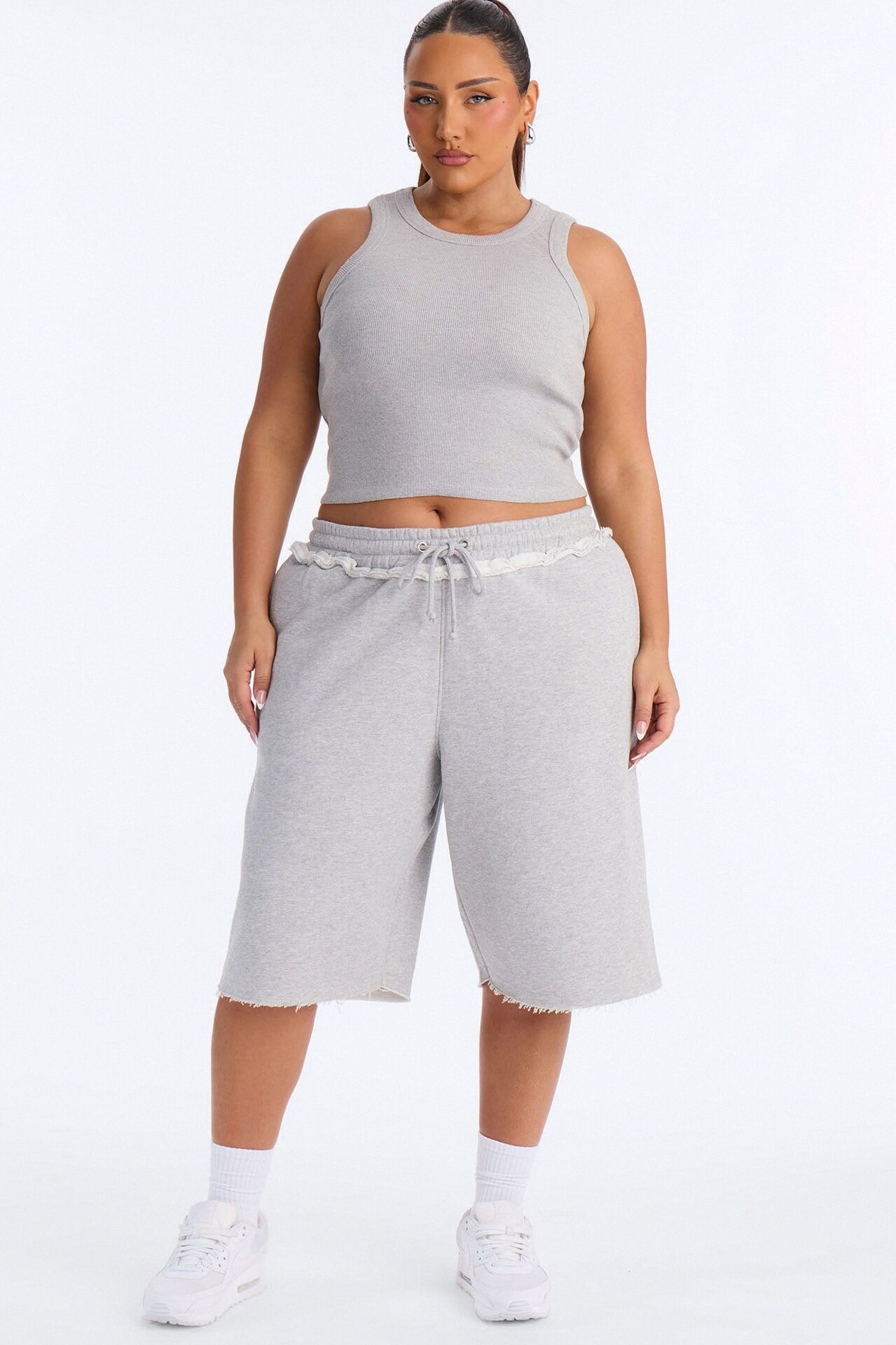 Laura Fleece Jort Set - Grey image 1