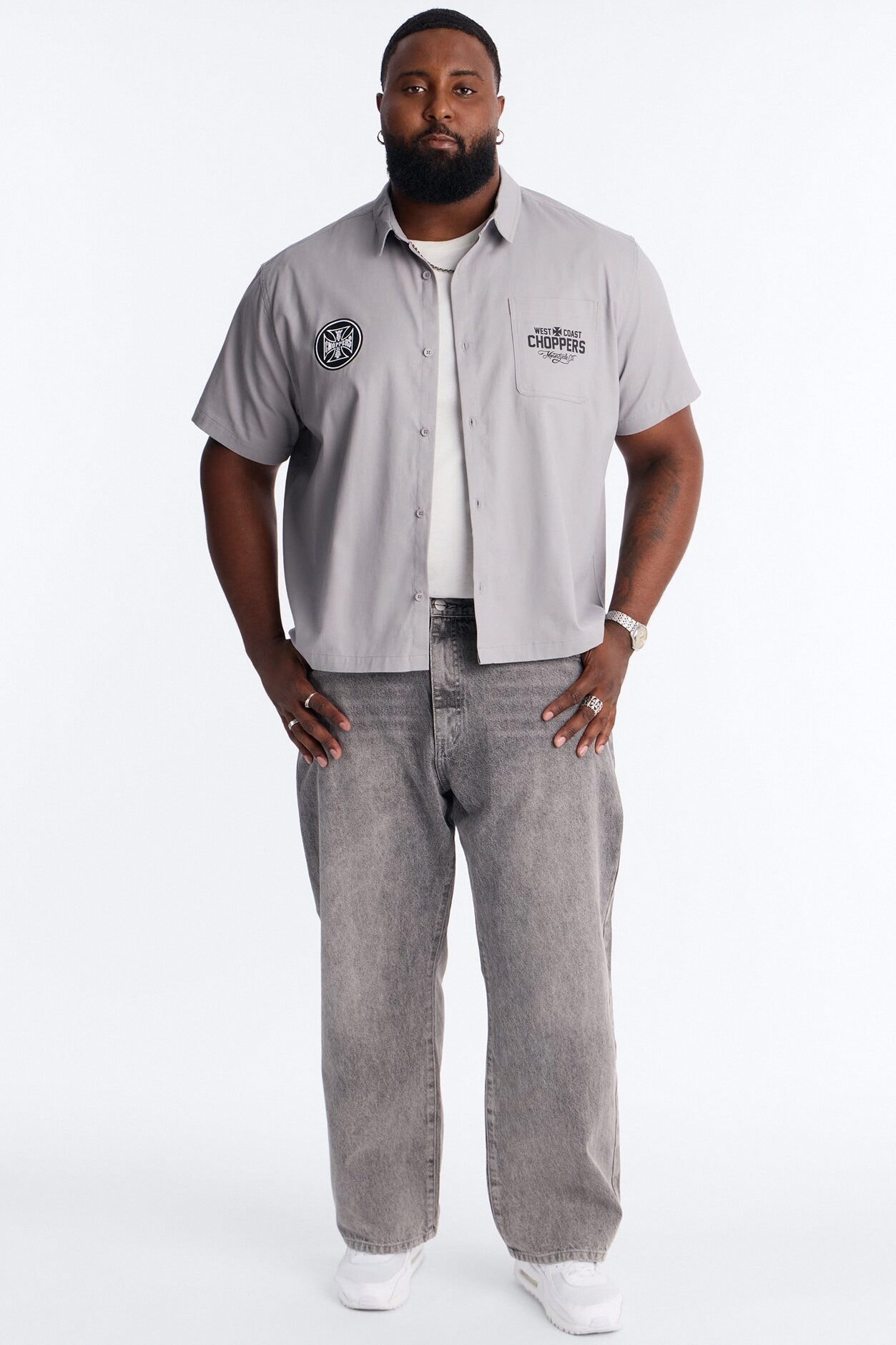 The Staple Baggy Jean - Grey image 1