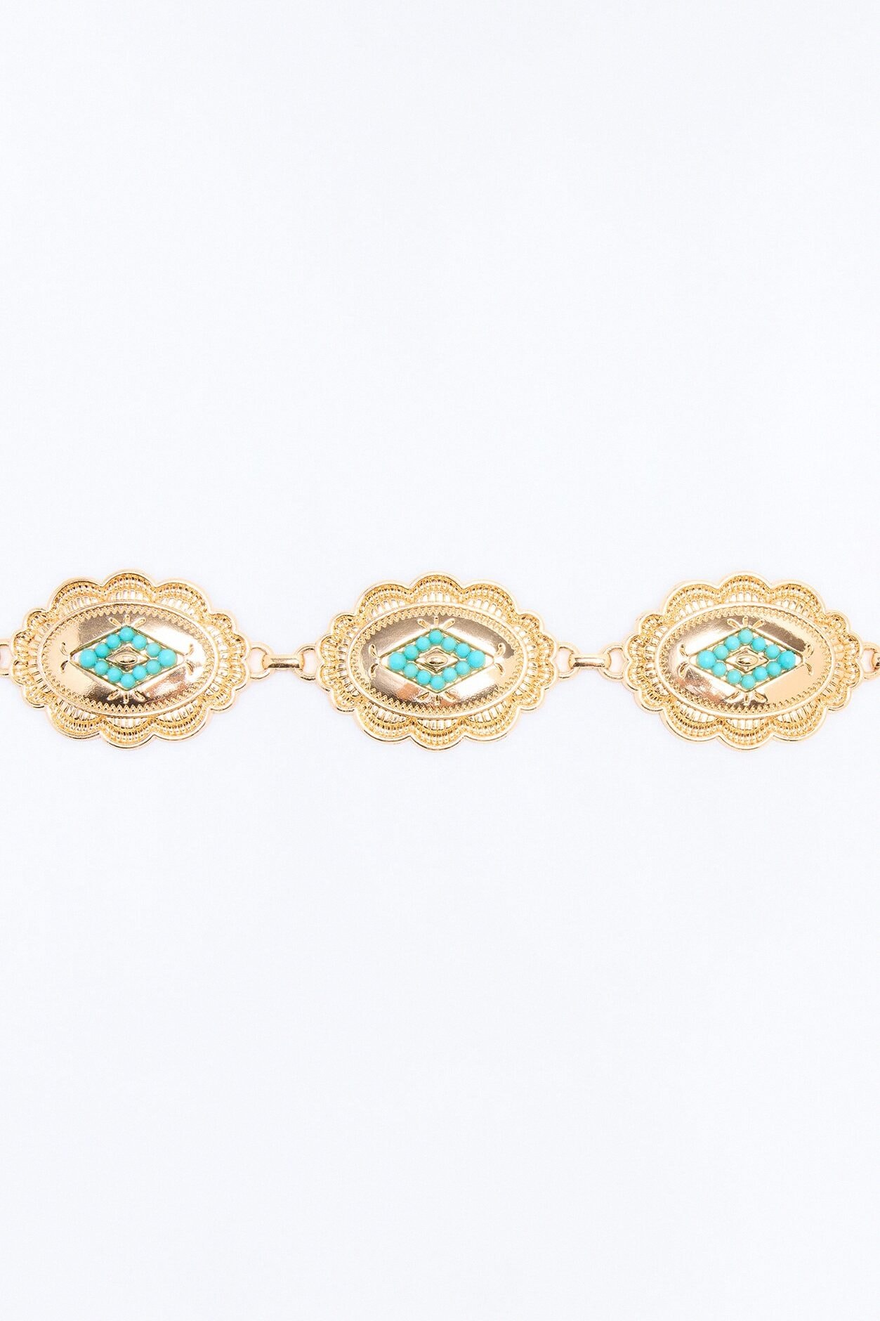 In Your Eyes Chain Belt - Gold/combo image 1