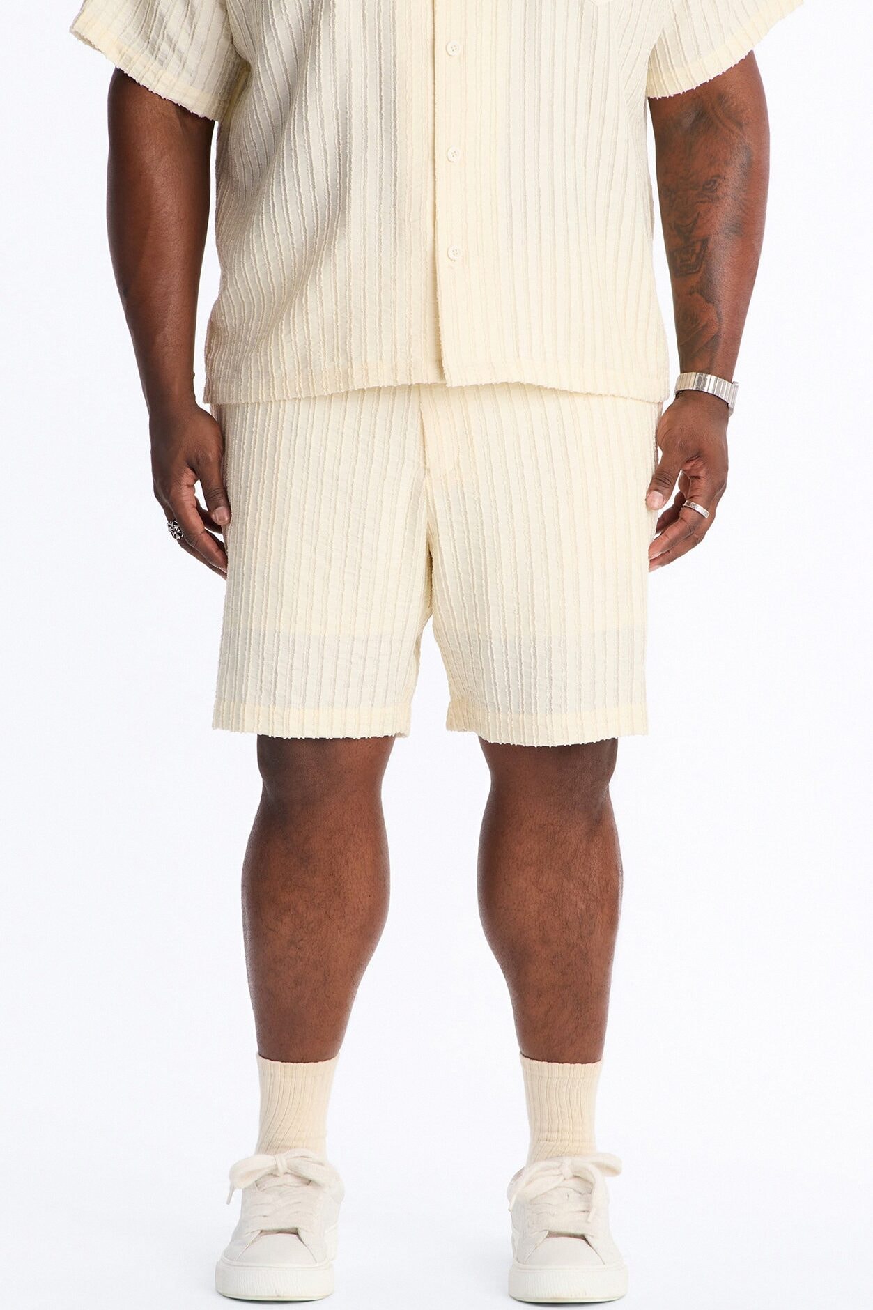 Sunday Social Relaxed Short - Cream image 1