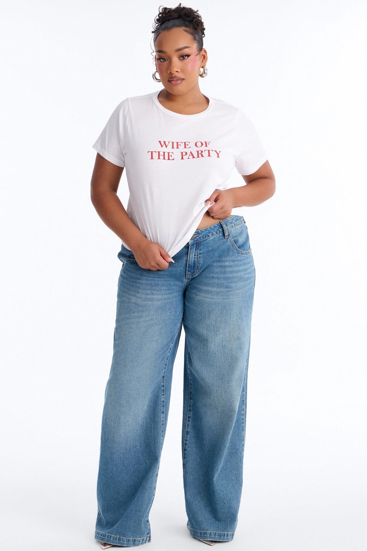 Wife Of The Party Tee - White image 1