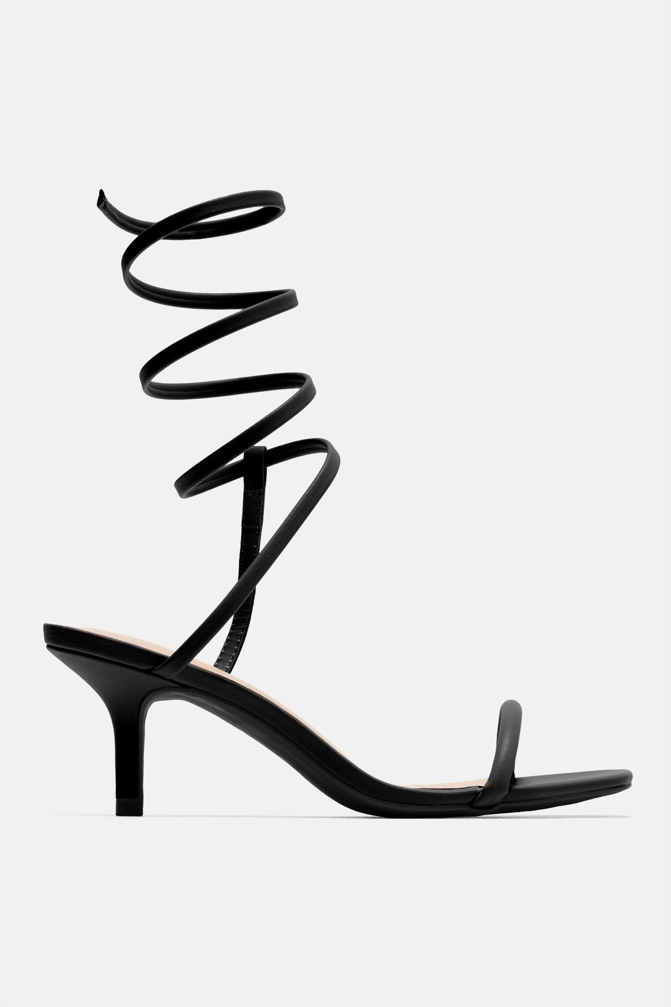 All Time Fav Wrap Up Heels - Black image 1