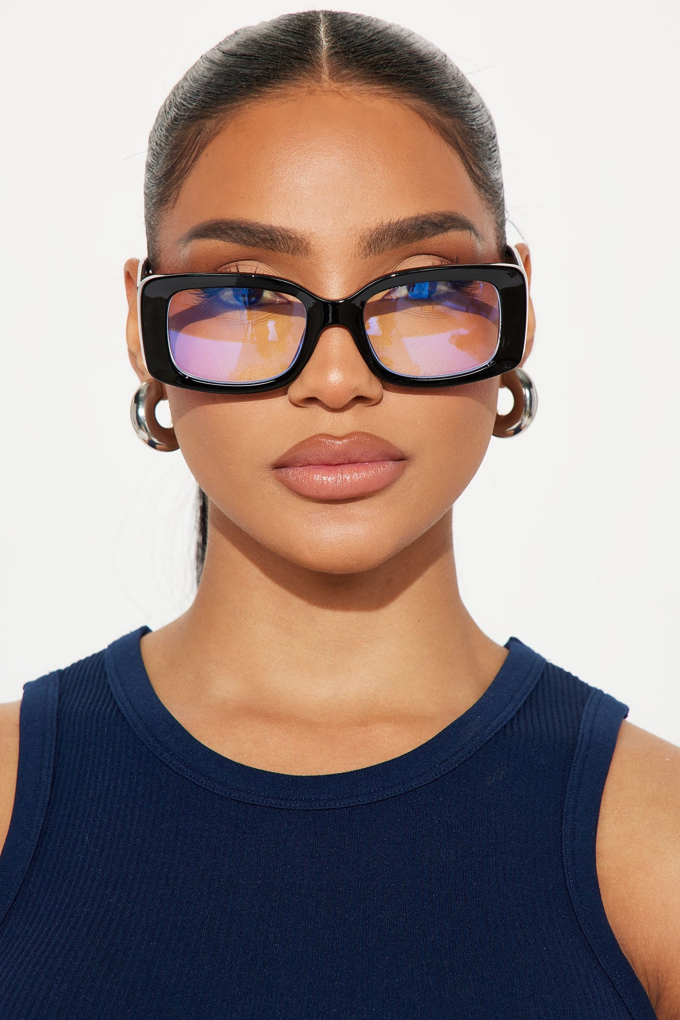 Figure You Out Blue Light Glasses - Black image 1