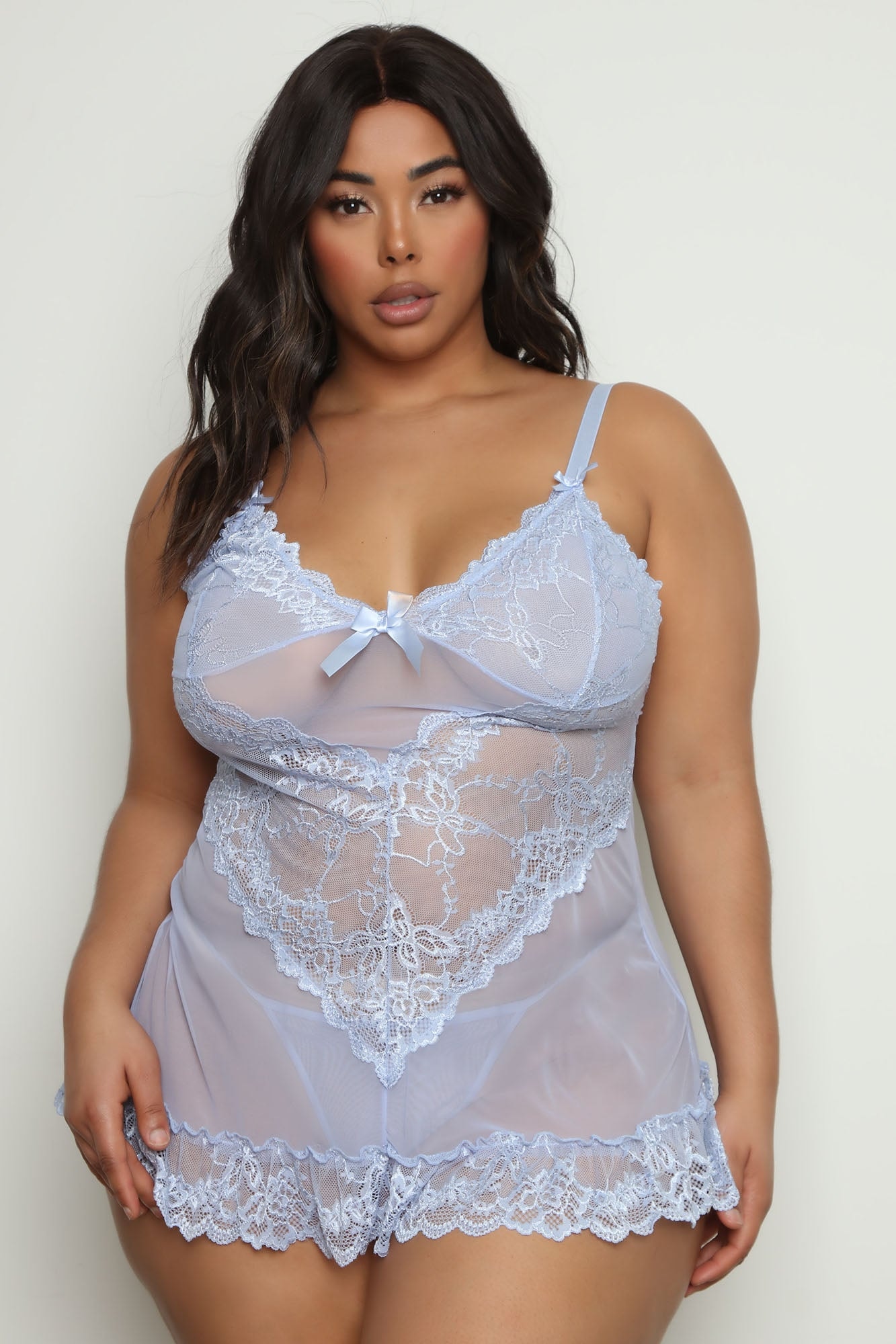 Best You Ever Had Babydoll - Light Blue image 1