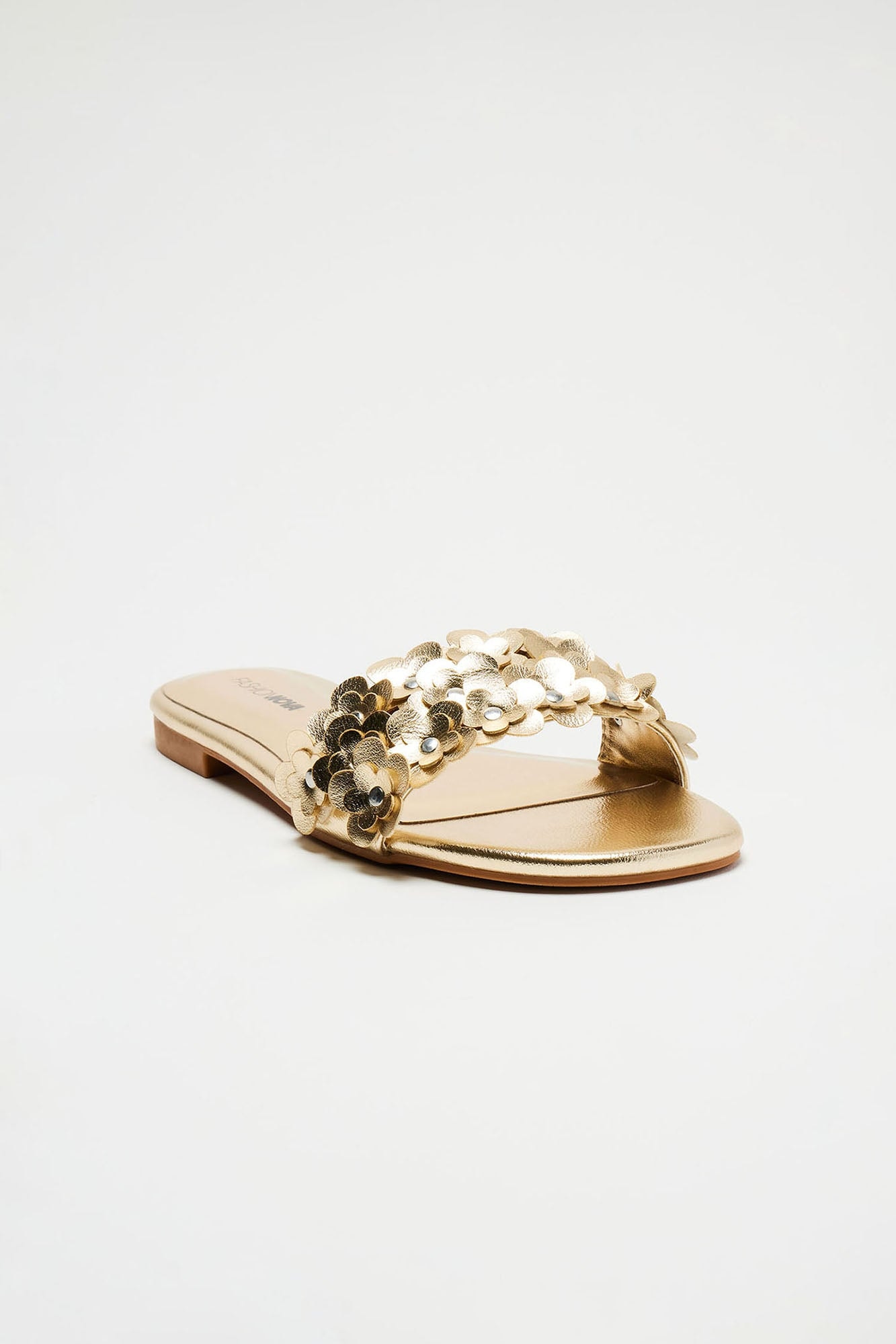 Kendrie Flower Sandals - Gold image 1