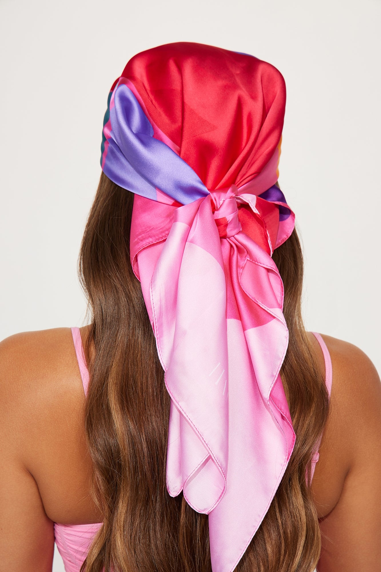 Breezy Floral Head Scarf - Pink image 1