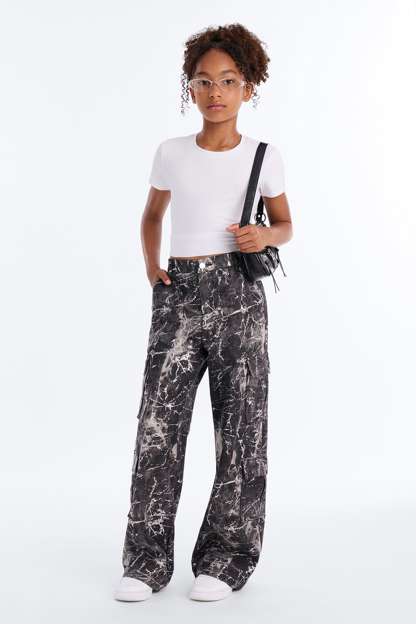 Mini Eye Of The Storm Cargo Pant - Black image 1