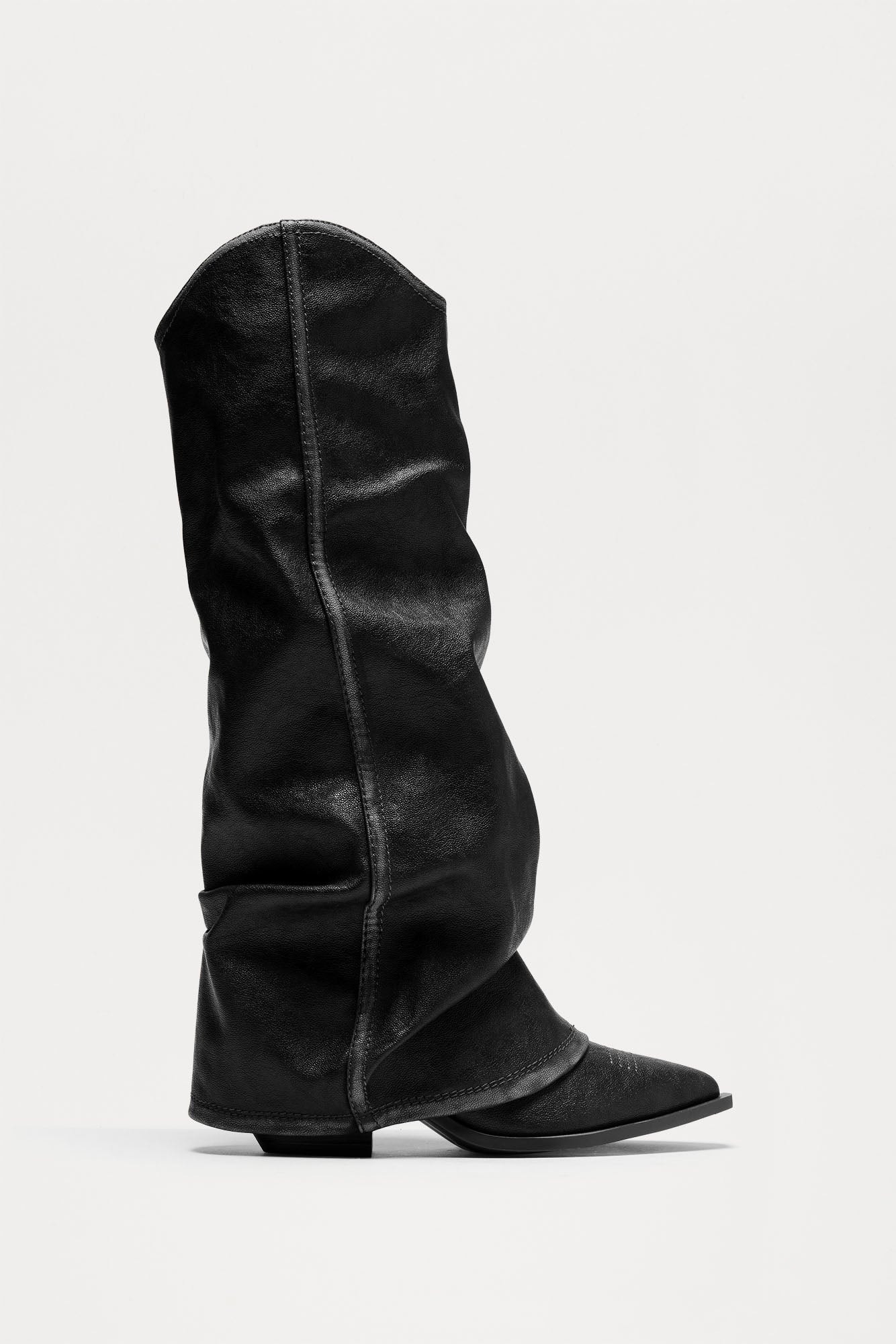 Mason Overlay Boots - Black image 1