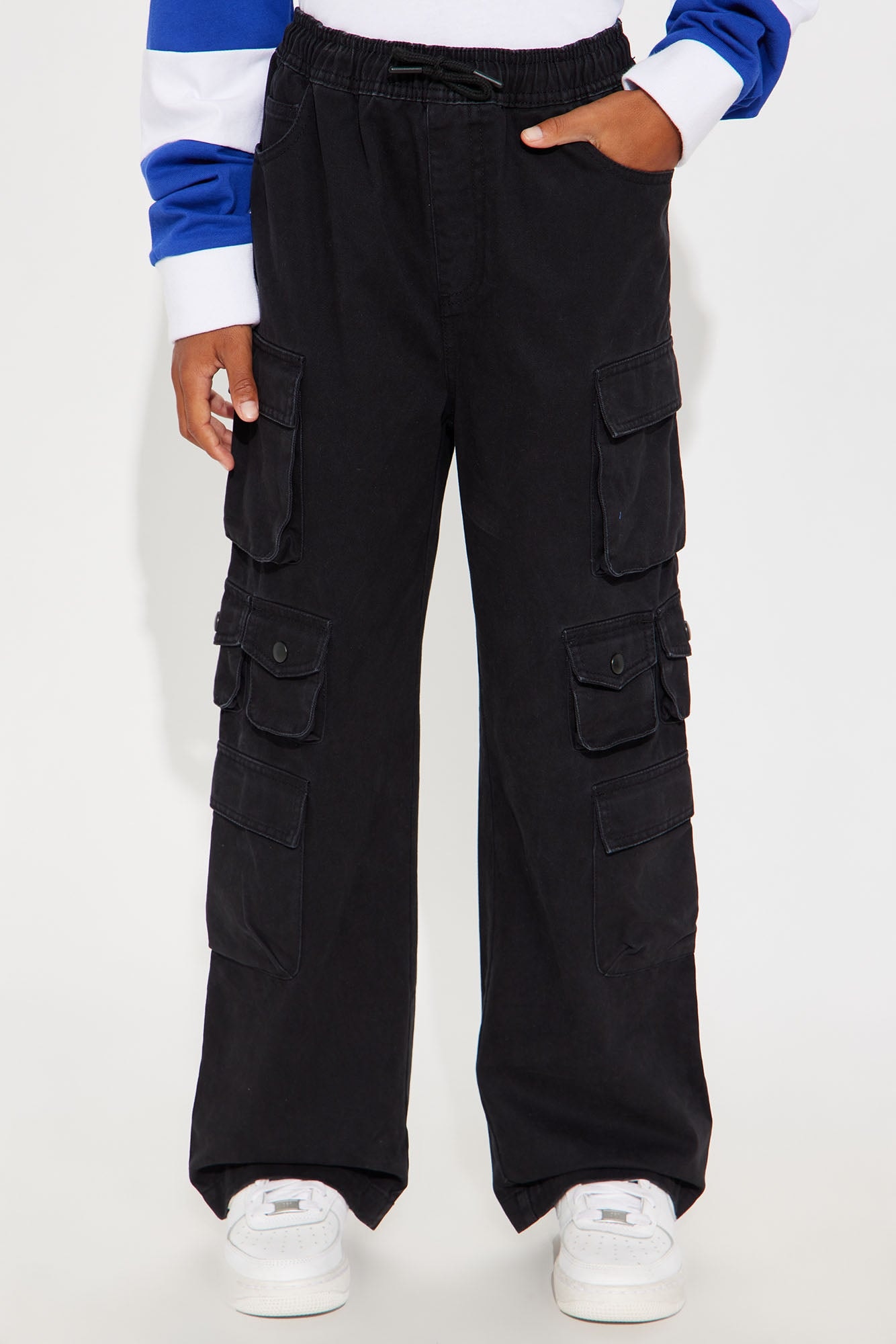 Mini Straight Void Runner Cargo Pants - Black image 1