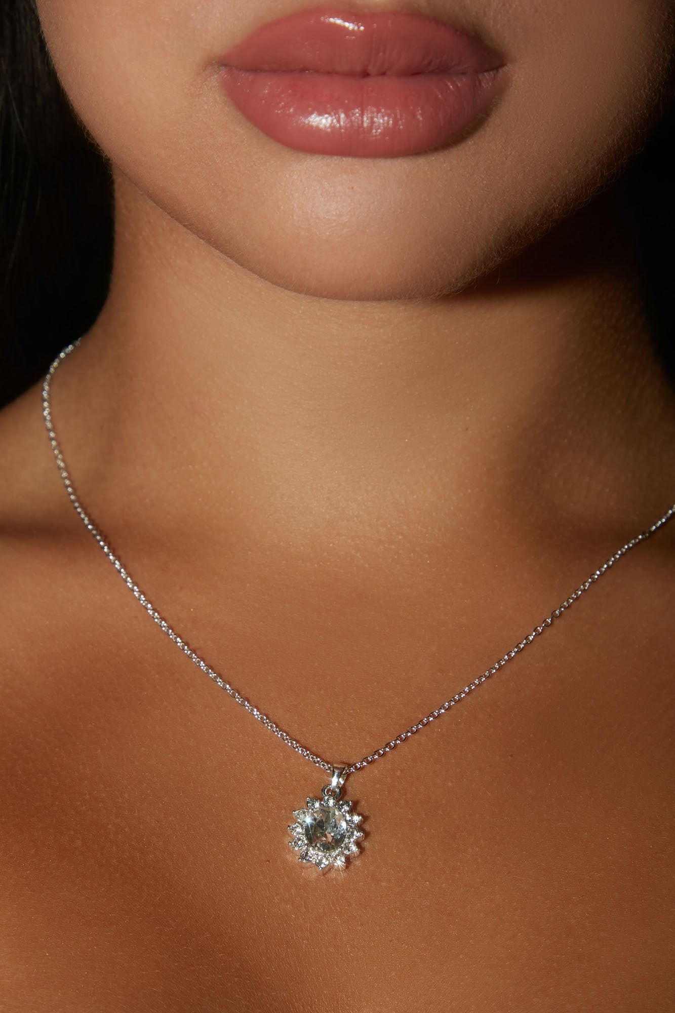 Cutie Alert Necklace - Silver image 1