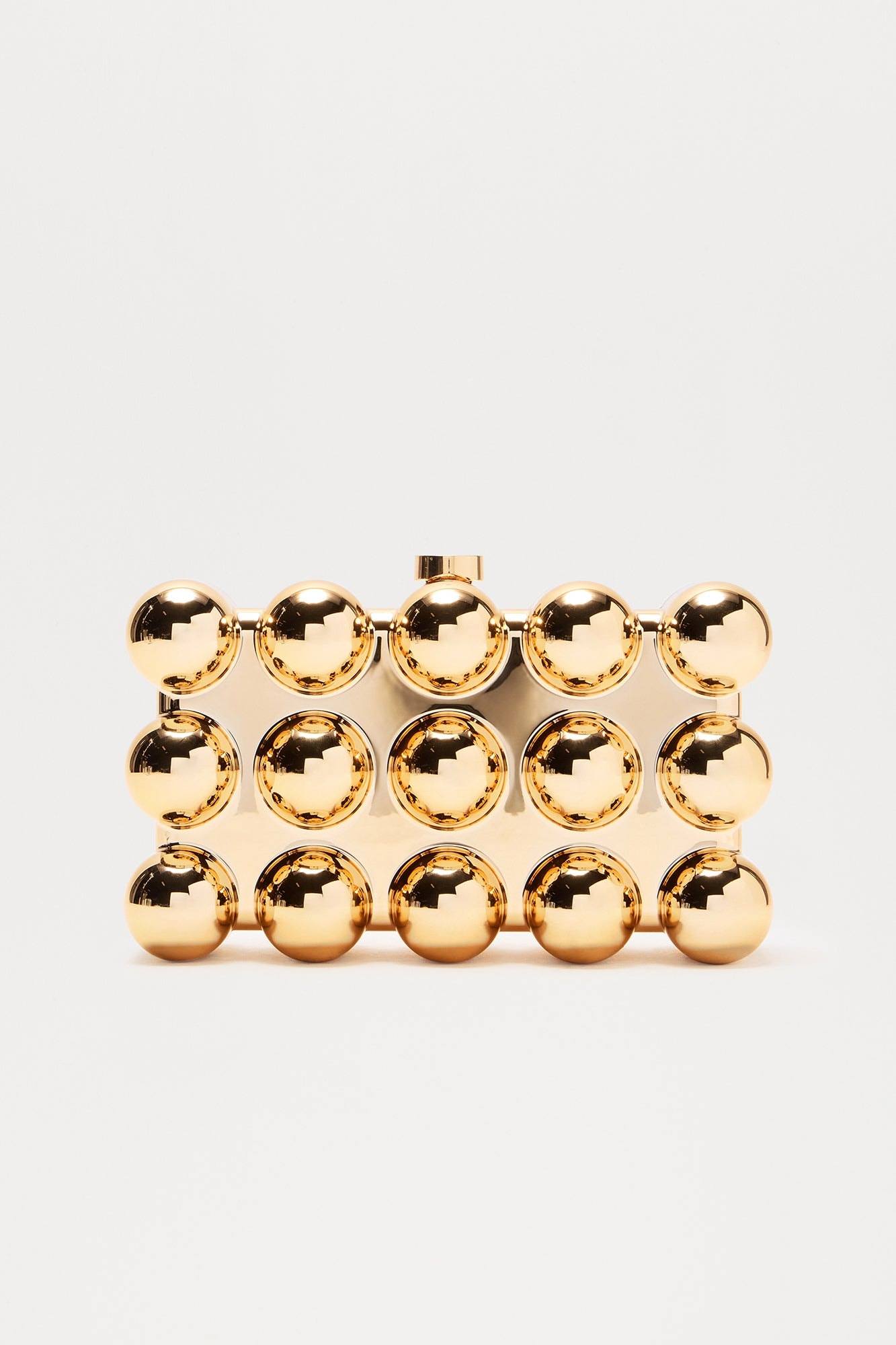 Betsey Bubble Clutch - Gold image 1