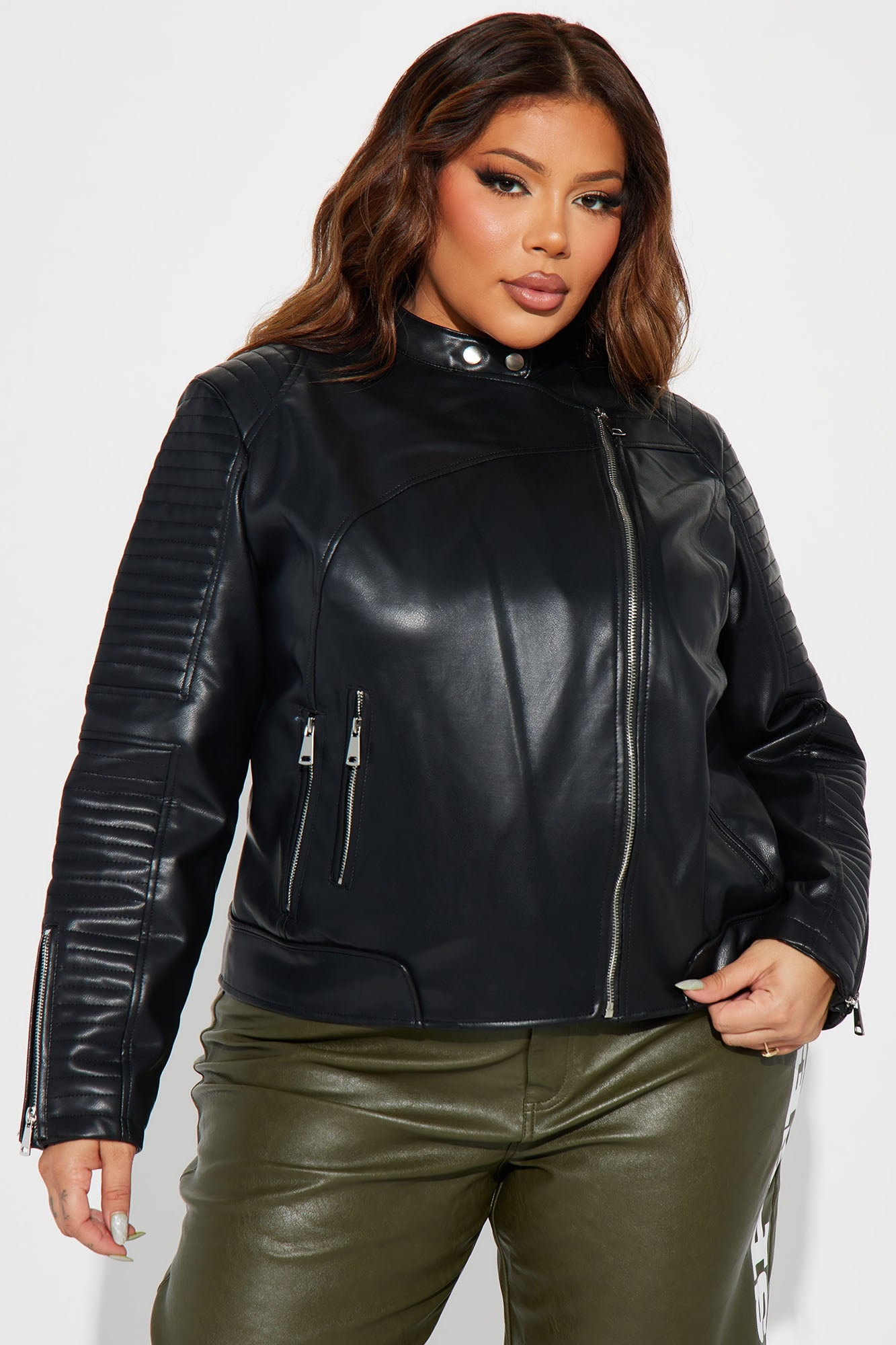 Mariah Moto Jacket - Black image 1