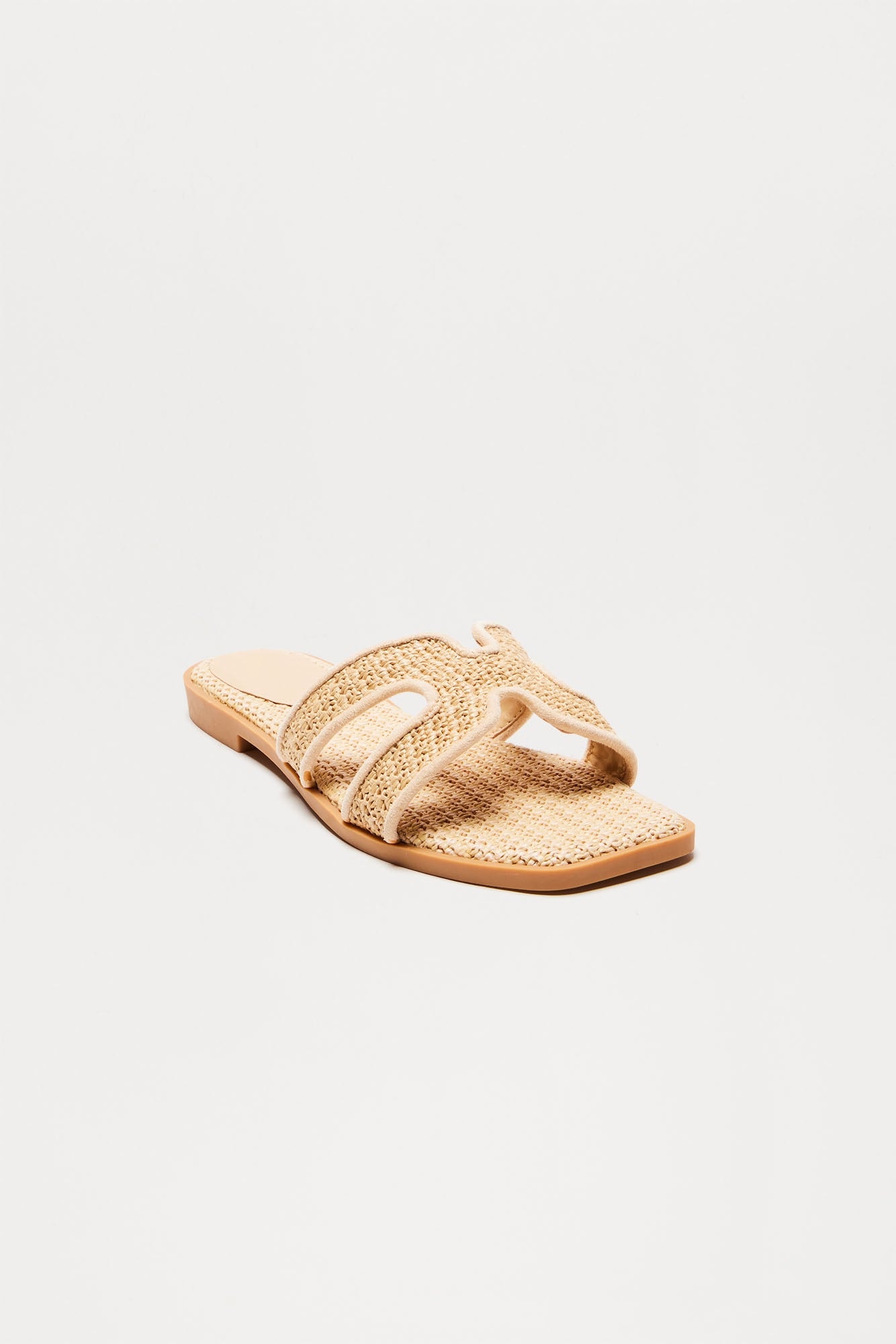 Huxton Square Toe Sandals - Nude image 1