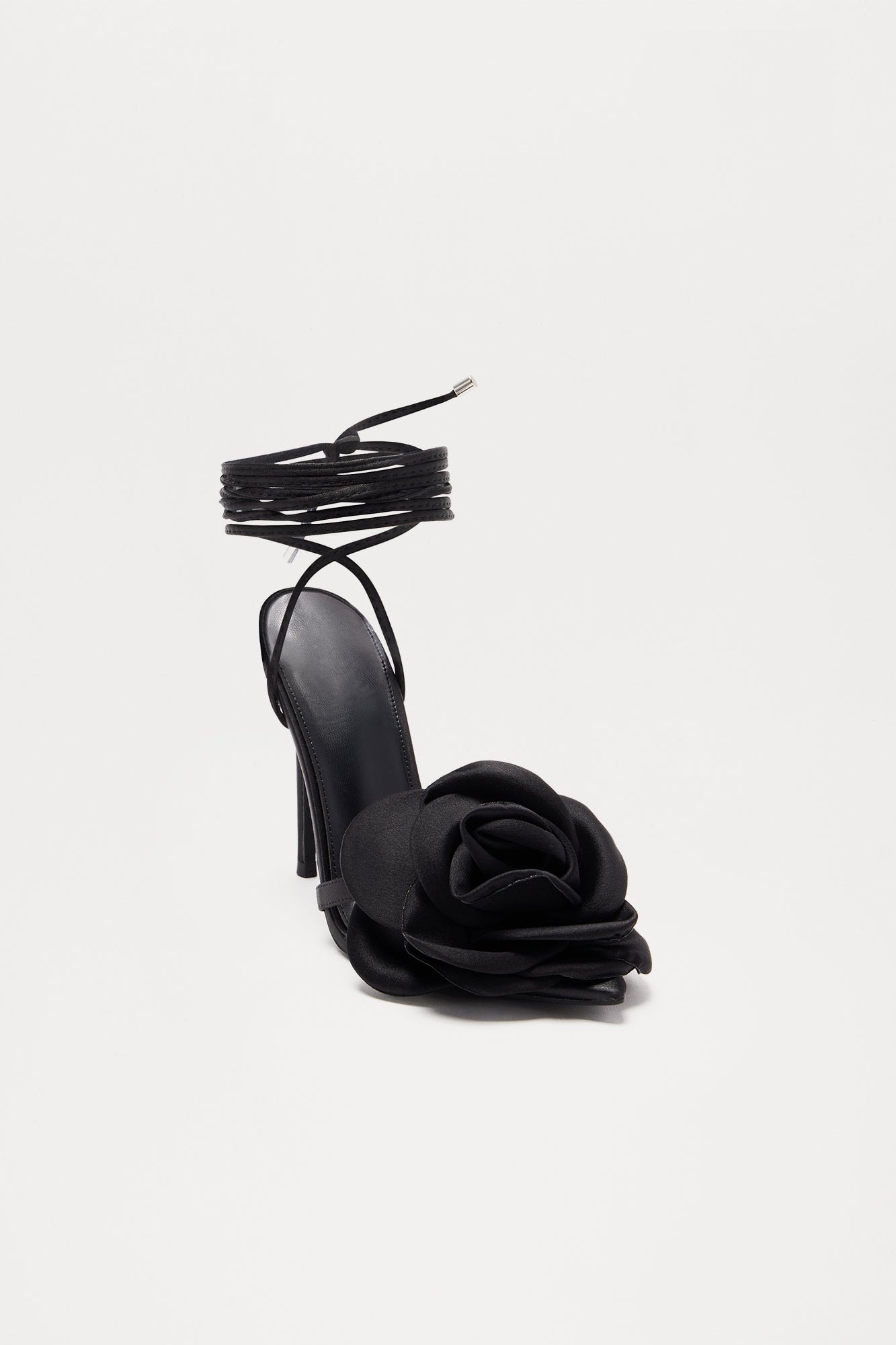 Love Is Blooming Heeled Sandals - Black image 1