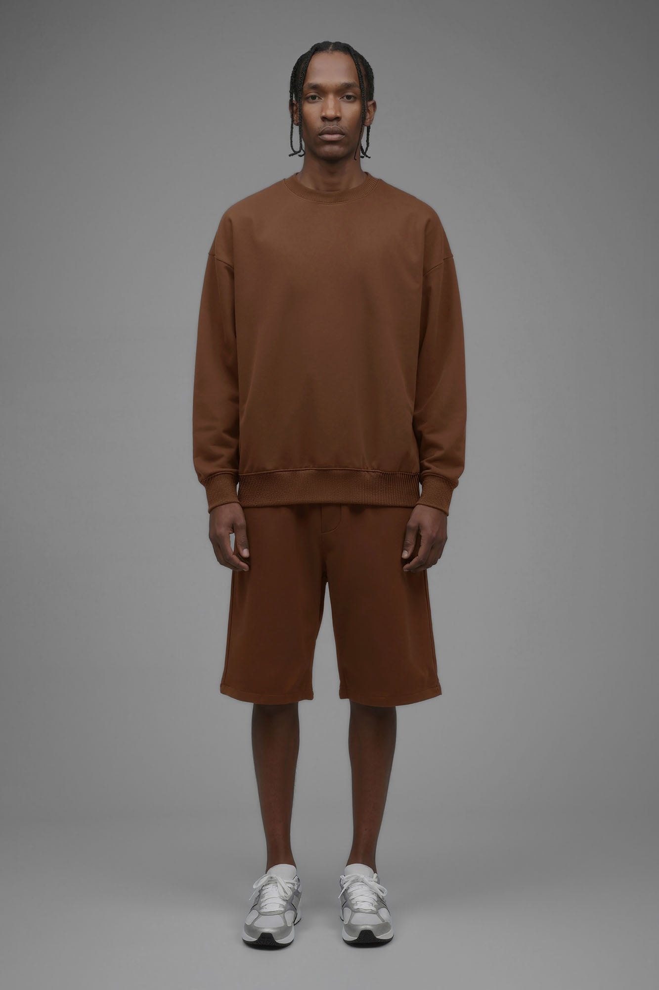 410 Oversized Crewneck - Chestnut image 1
