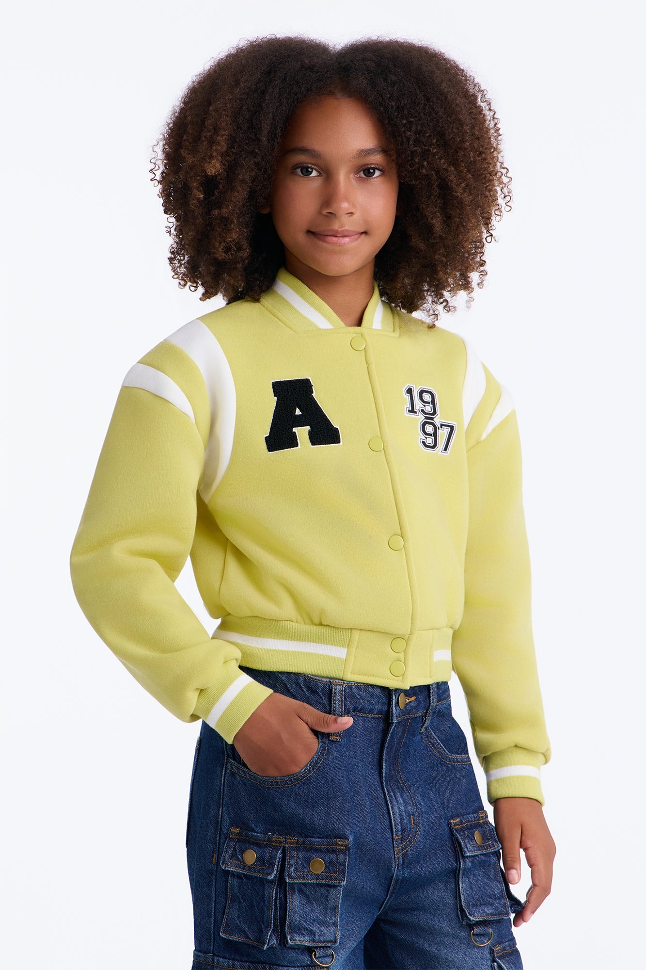 Mini Games To Play Varsity Jacket - Yellow image 1