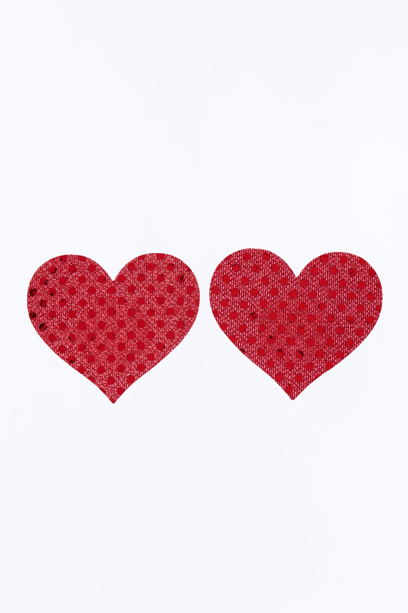 Heartbreaker Sequin Nipple Covers - Red image 1