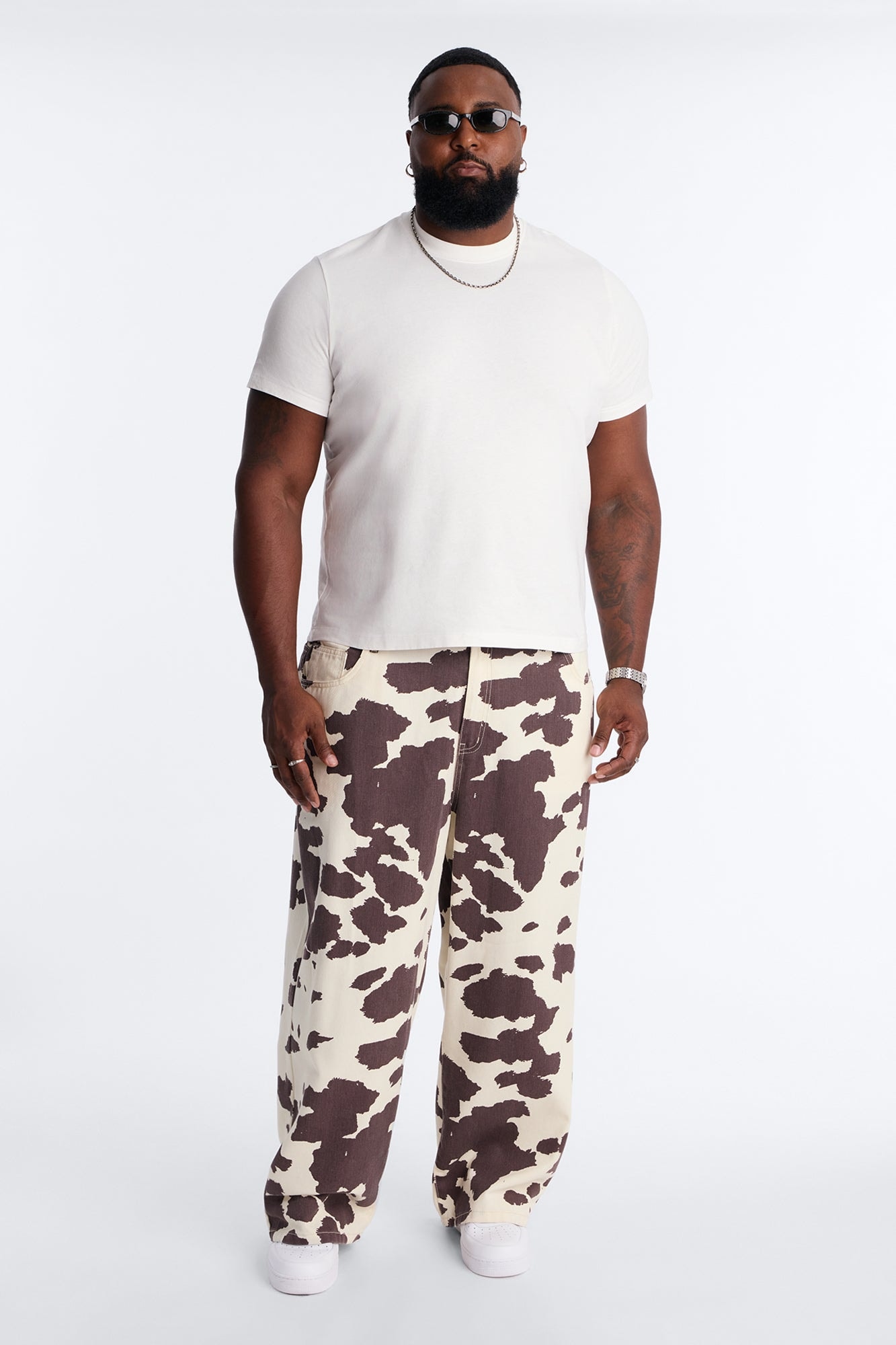 Modern Rodeo Baggy Jean - Brown Combo alternate