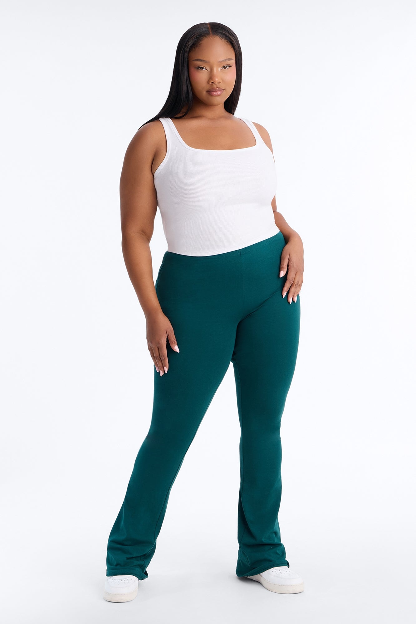 Tall Adriana Flare Pant - Hunter image 1