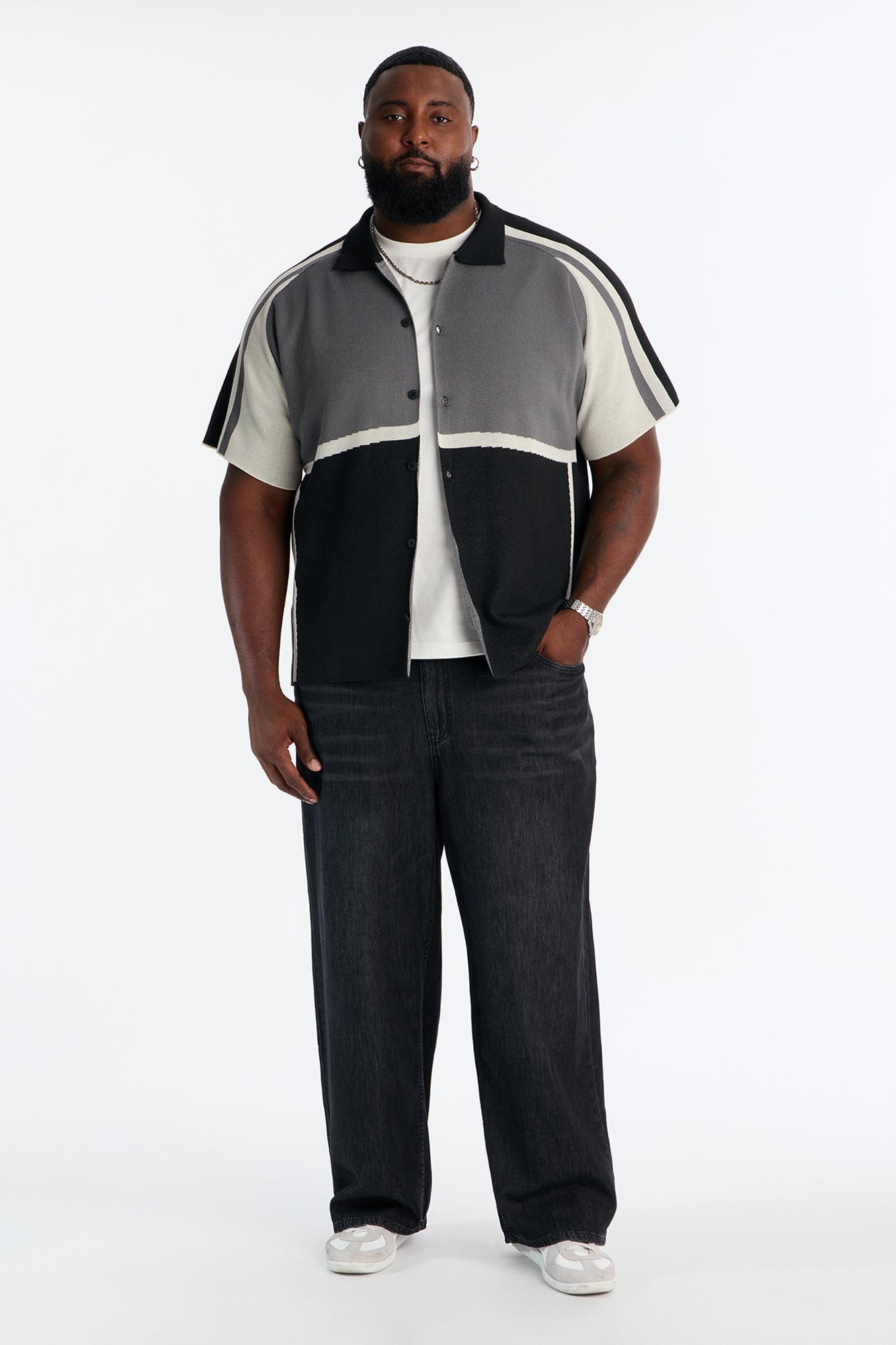 Everyday Hemp Baggy Jean - Black Wash alternate