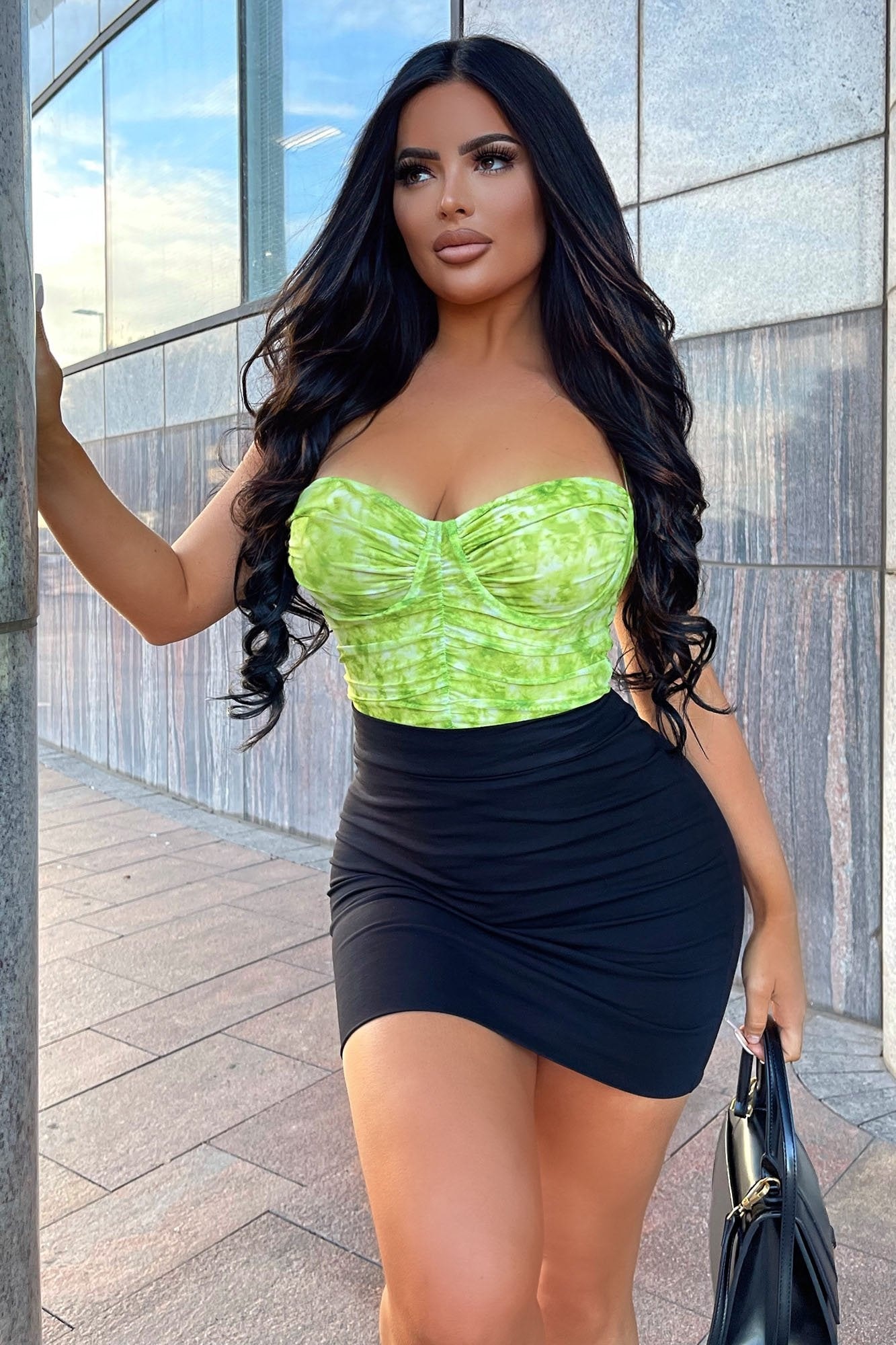 Melanie Mini Skirt - Black image 1