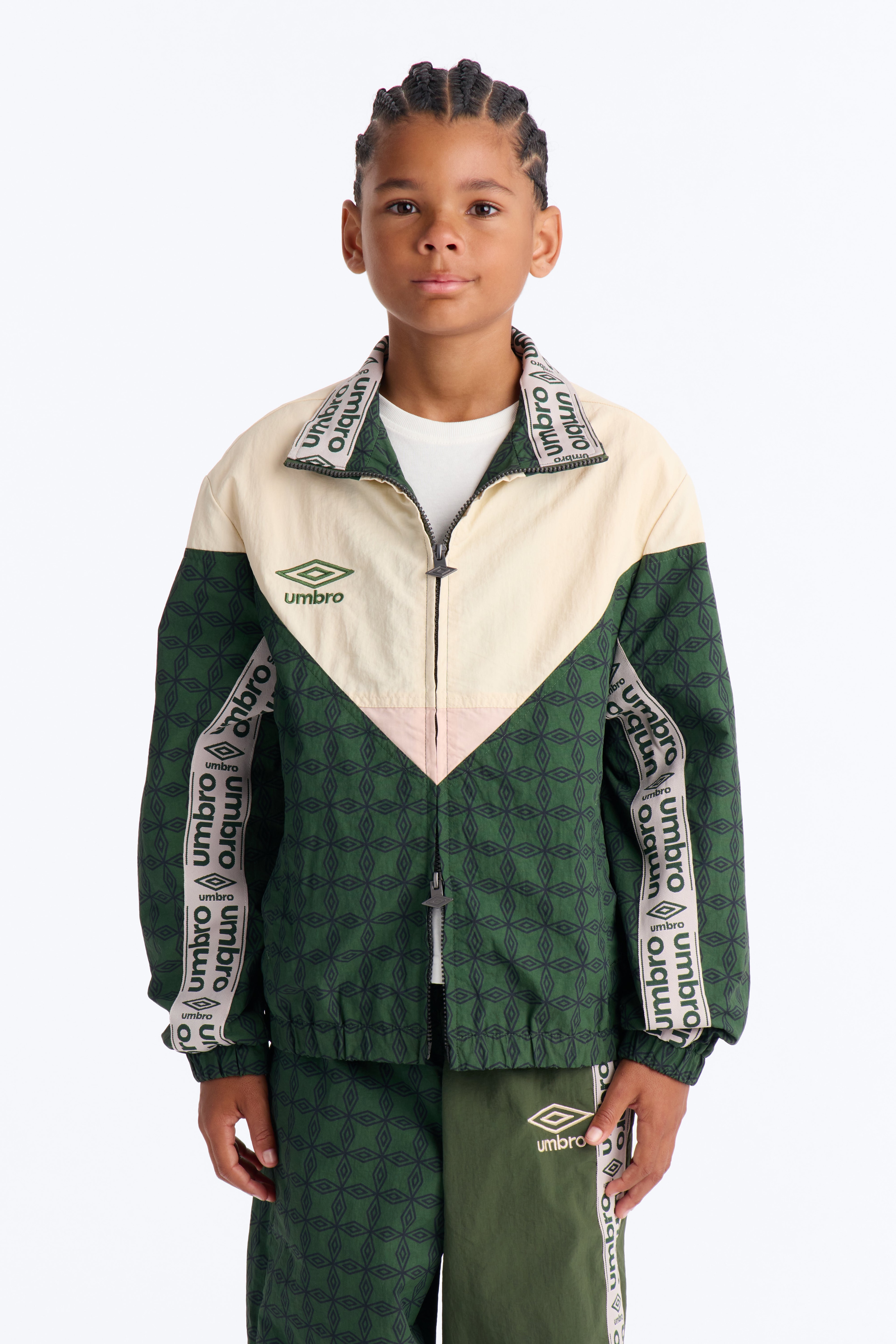 Mini Umbro Track Jacket - Green image 1