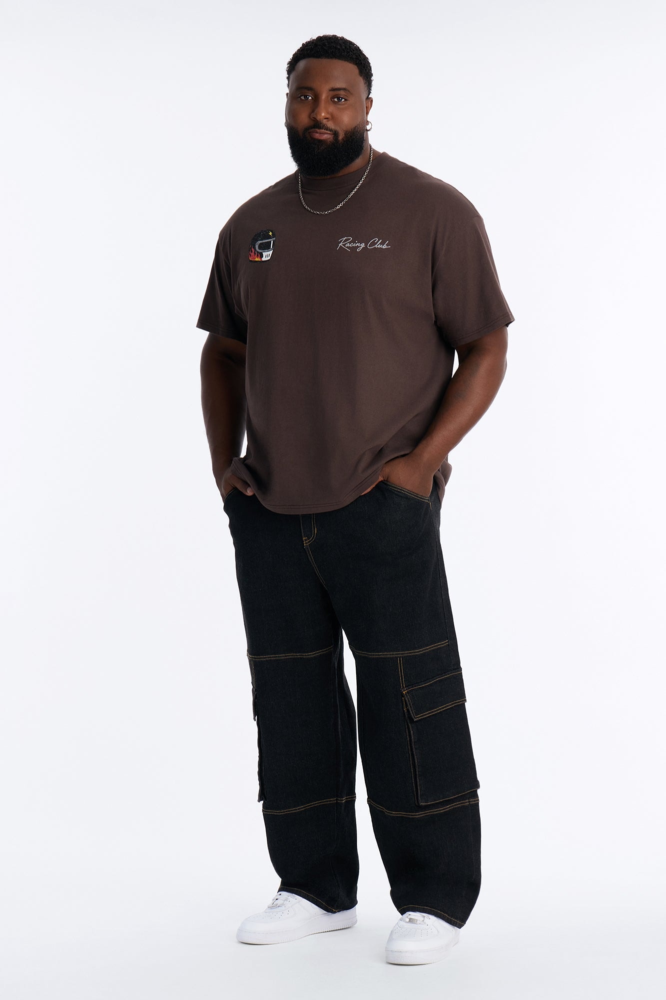 Raw Selvedge Barrel Cargo Jean - Black image 1