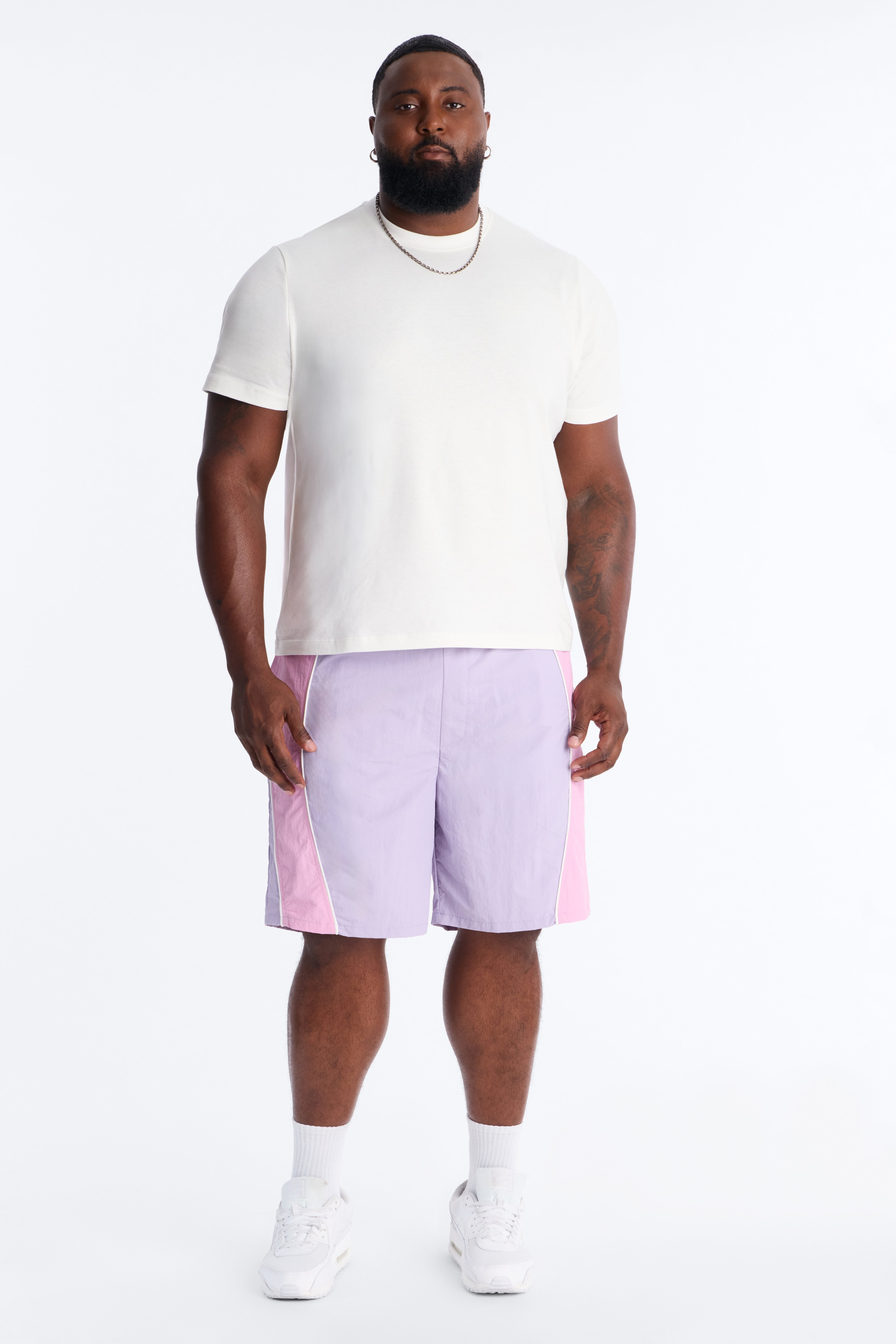 Relaxed Osaka Block Short - Purple/combo image 1