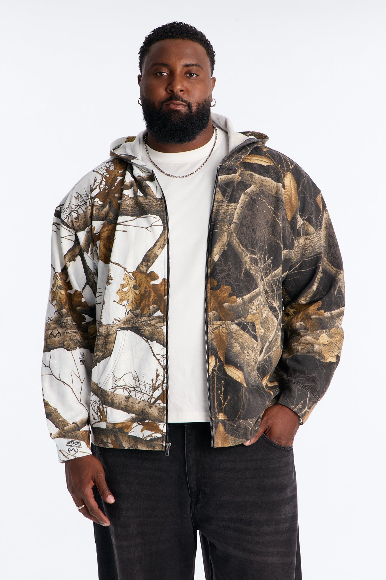 Real Tree Snow Shadow Hoodie - Camouflage image 1