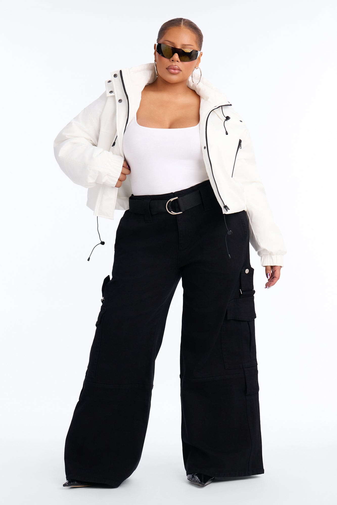 Kita Windbreaker Jacket - White alternate