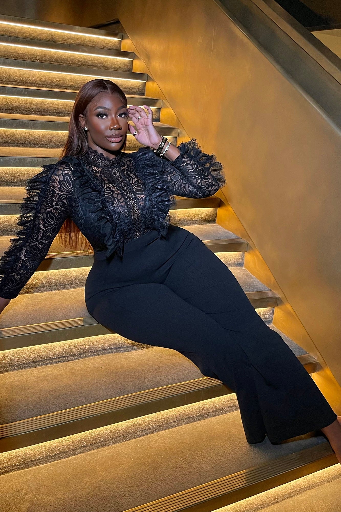 In My Shadow Jumpsuit - Black image 1