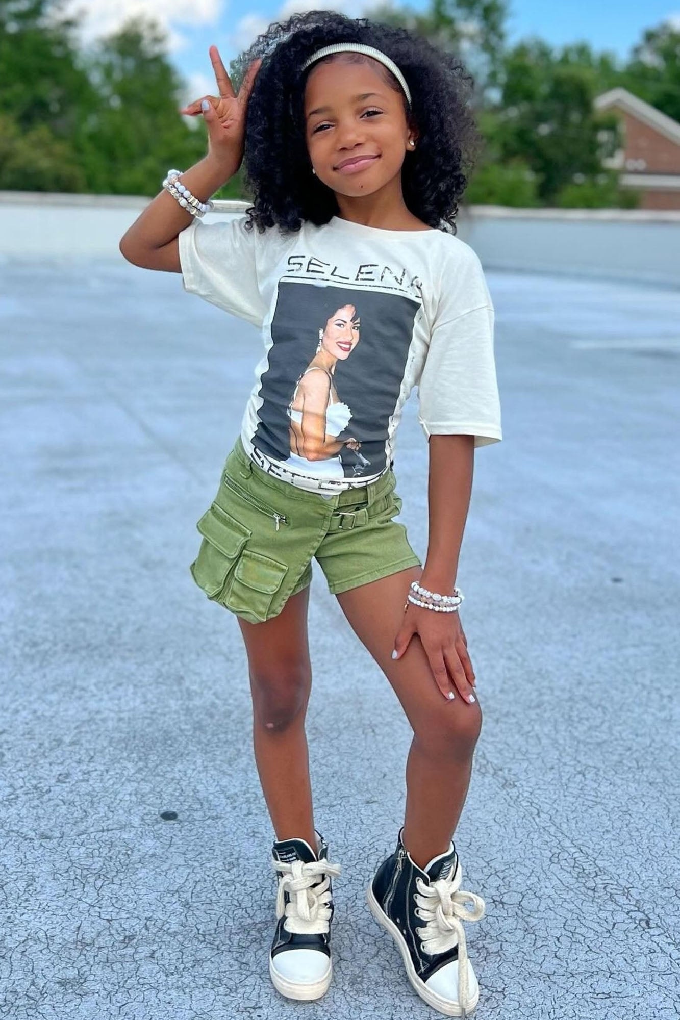 Mini No Limit Cargo Skort - Olive image 1