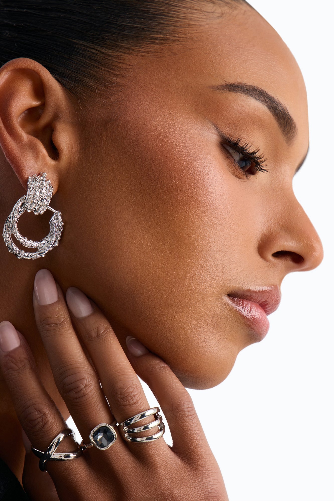 Live Your Best Life Earrings - Silver alternate