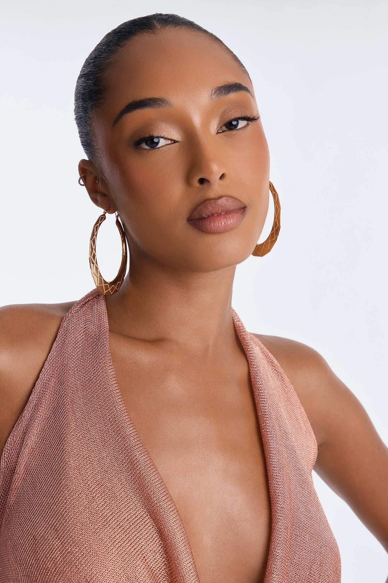 Keep It Simple Hoop Earrings - Gold image 1