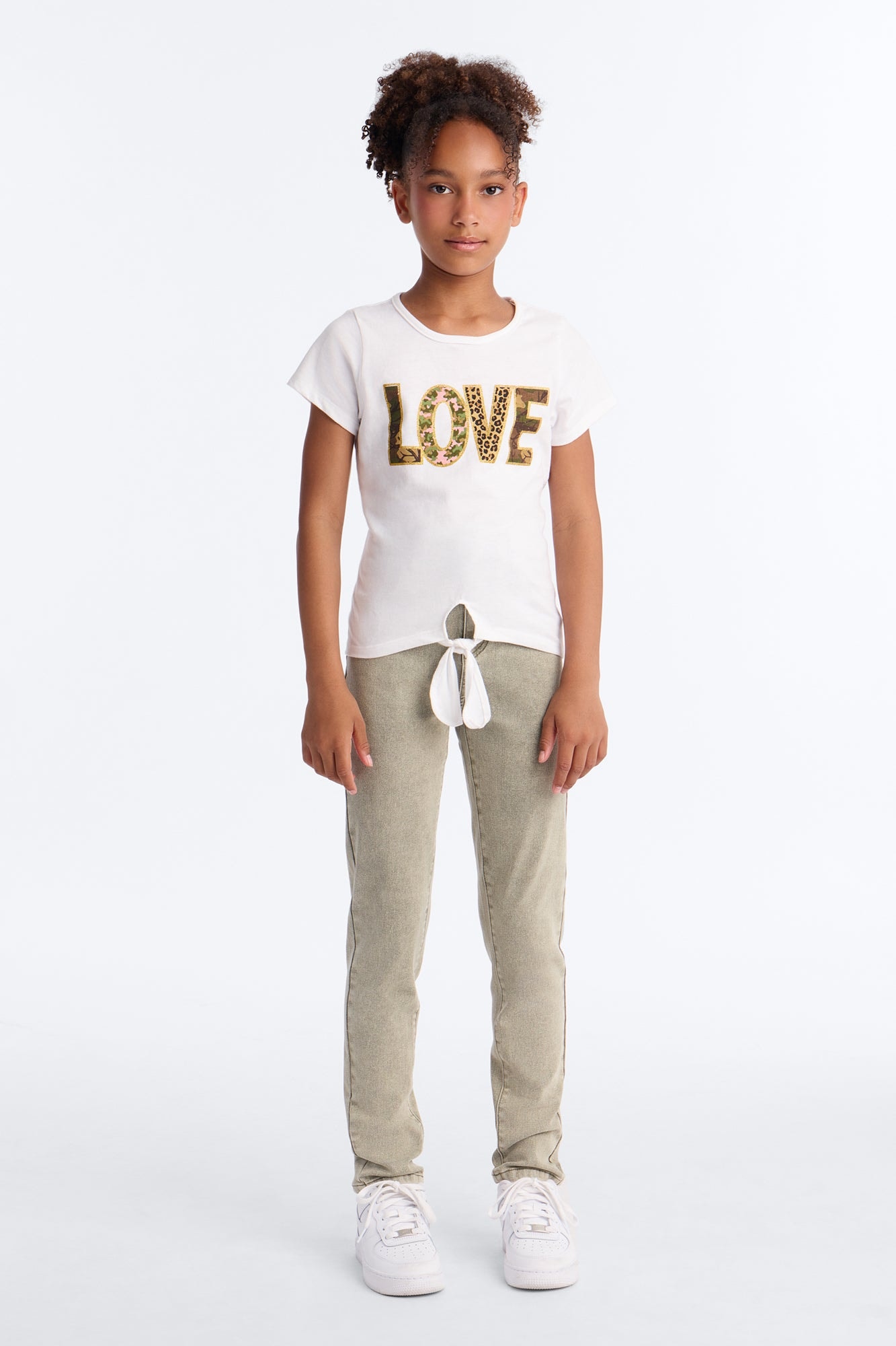 Mini Shape Up Stretch Skinny Jeans - Green image 1